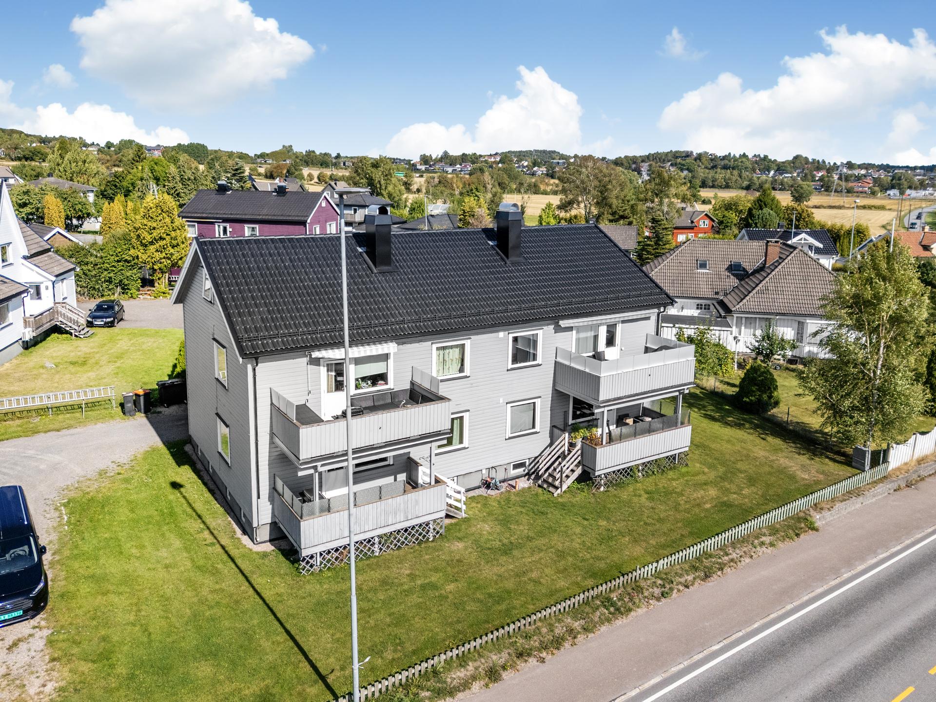 Velkommen til Eirik Jarls vei 1. Fotograf: Mille Gran. Bilde nummer 1 av 3