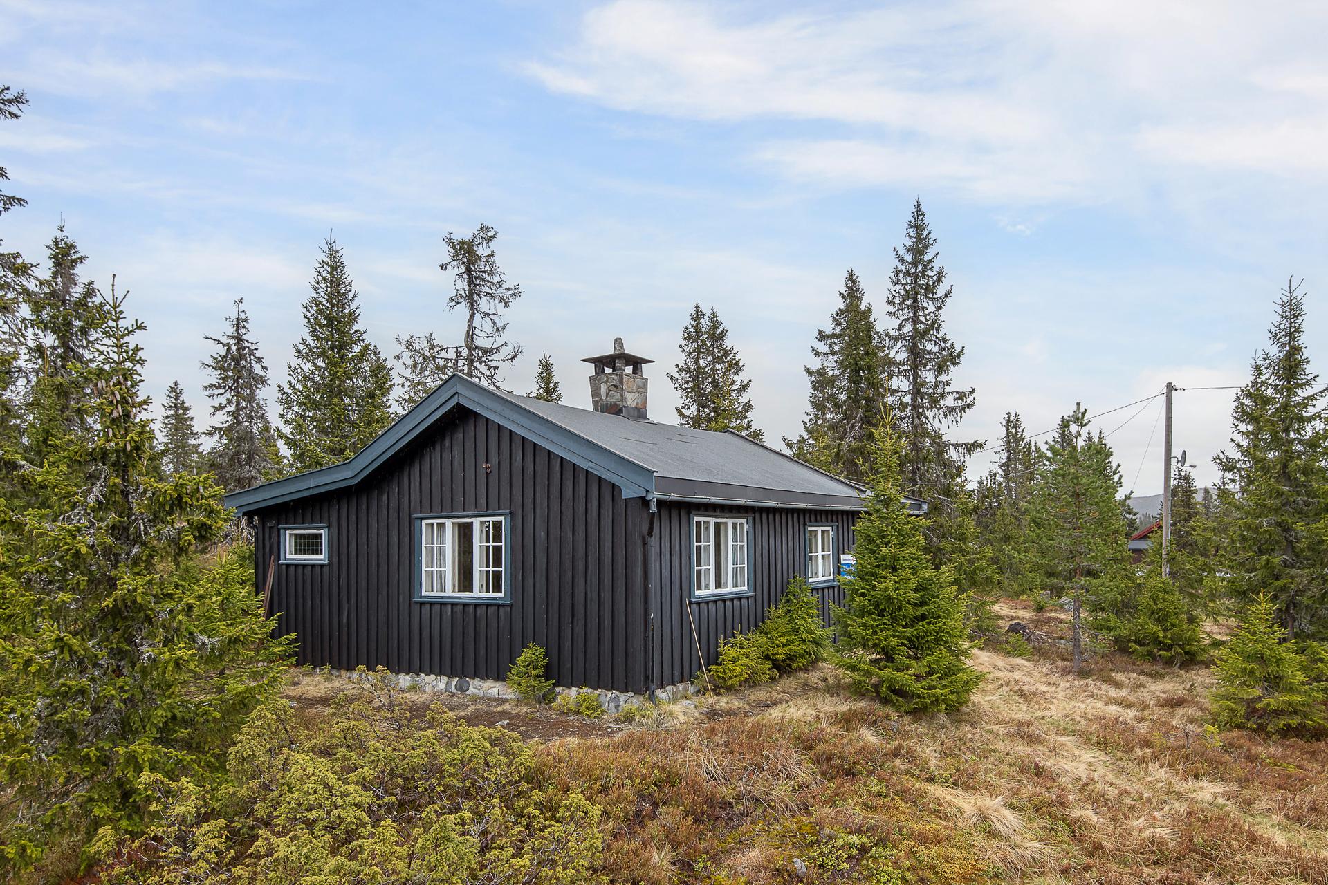 Velkommen til Sjusjøen-Brøttum 1352. Hytte med sentral beliggenhet. Gangavstand til sentrum. . Bilde nummer 2 av 3