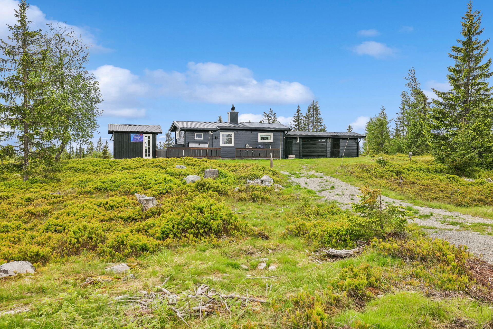 Velkommen til Hammarseterhøgda 82! Foto: Håkon Rybakken for Efkt. Bilde nummer 1 av 3