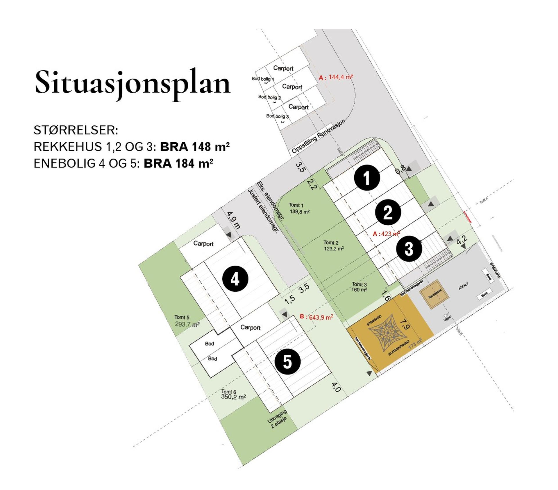 Situasjonsplan. Bilde nummer 3 av 3