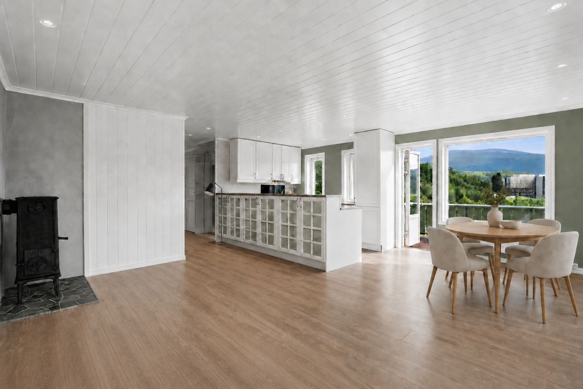 Leiligheten ligger i 3. etasje og byr på 64 m² med en praktisk og gjennomgående planløsning.. Bilde nummer 2 av 3