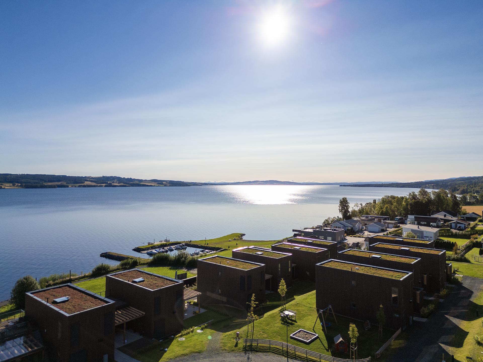 Tilsvarende atriumshusene som er ferdig innflyttet i trinn 1 og 2. . Bilde nummer 2 av 3
