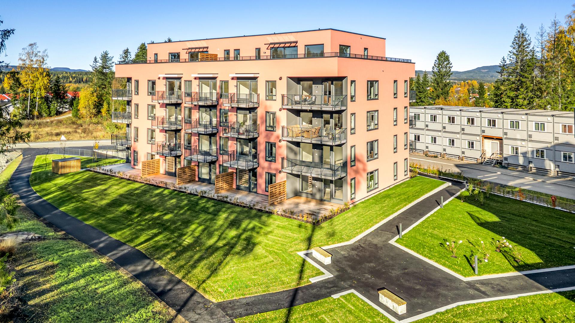 Moderne leilighetsbygg oppført i nyere tid.  Fotograf: Image Day Espen Edin. Bilde nummer 1 av 3