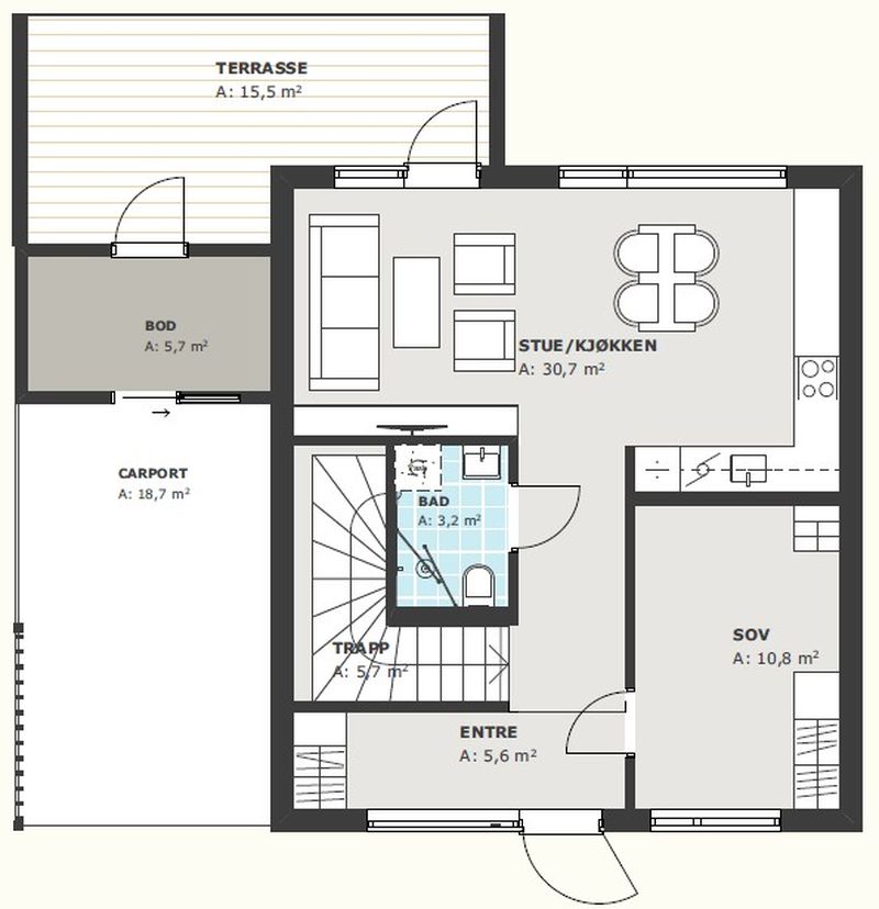 Stokkbergvegen Boligtun