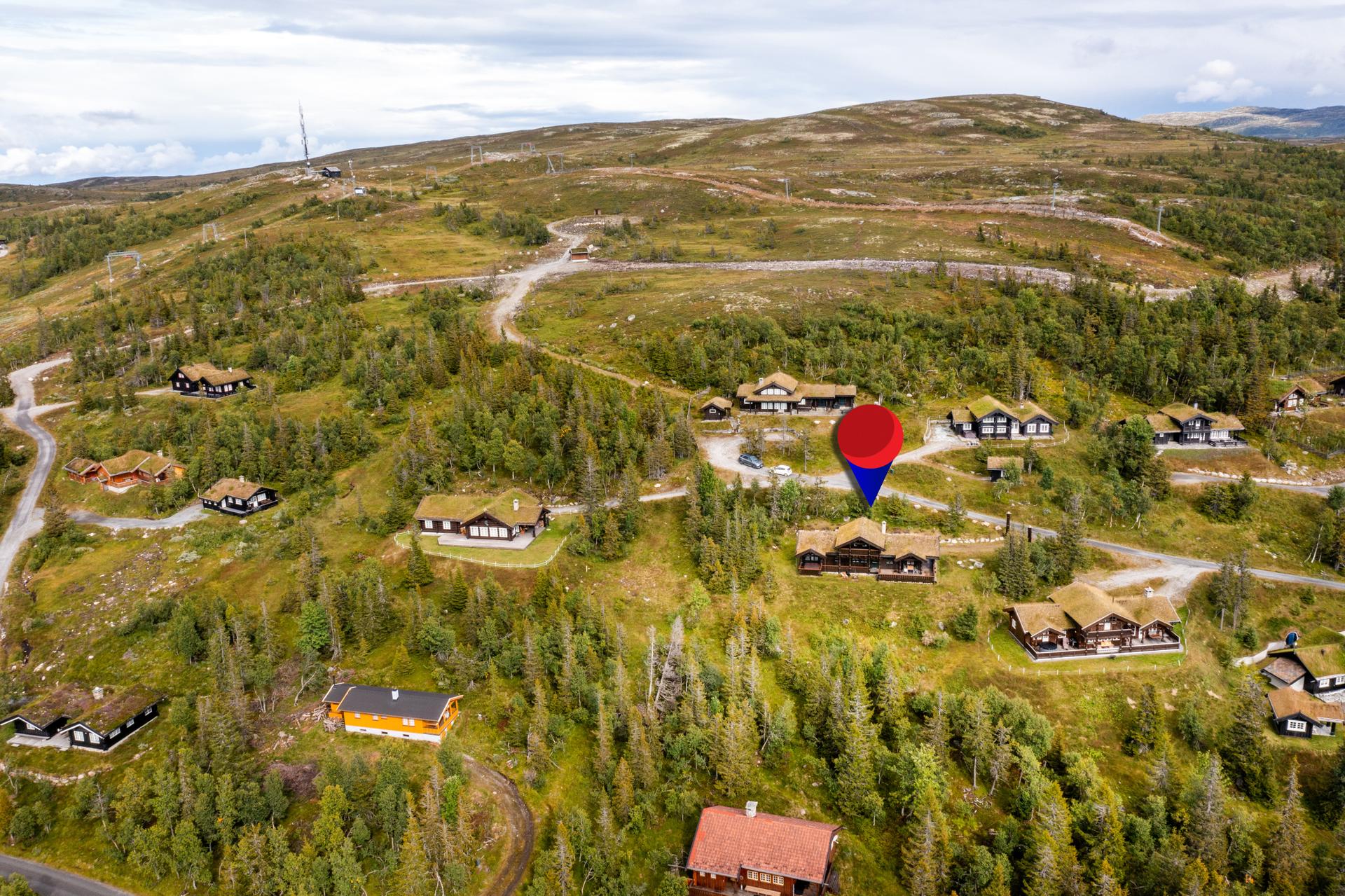 Frittliggende utsiktstomt med panorama over Haglebu og fjellheimen.. Bilde nummer 3 av 3