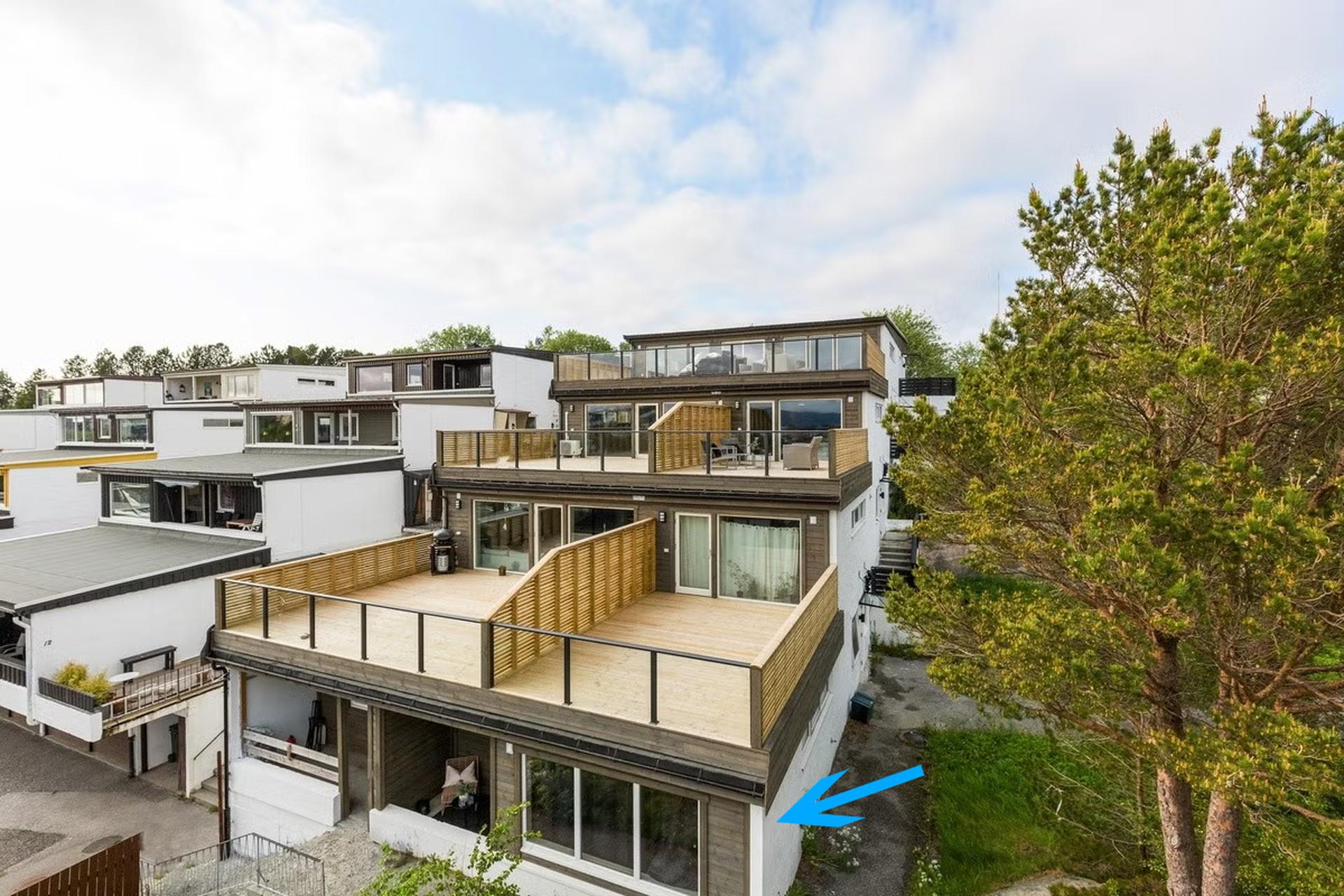 Oppgradert og meget fin 3-roms terrasseleilighet på Stortua. Bilde nummer 2 av 3