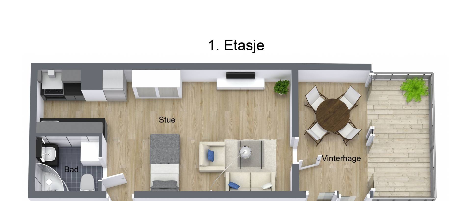 Apartment in Drøbak, Kringerudfeltet, Heer - Bilde 4