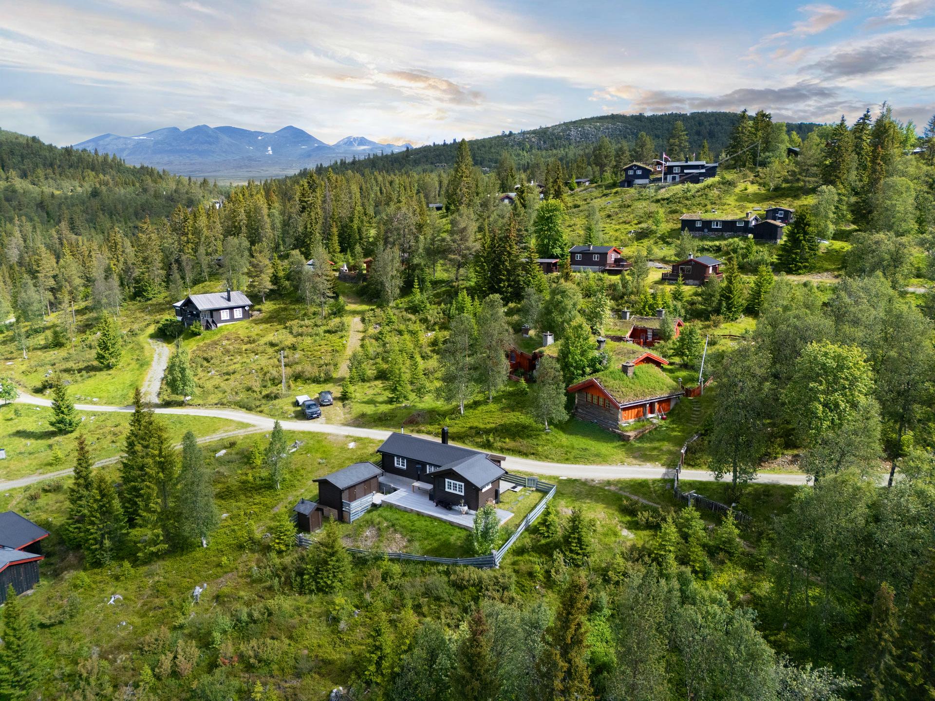 På Mysusæter bor man tett på naturen og har enkel tilgang til turstier og løypenett. . Bilde nummer 2 av 3