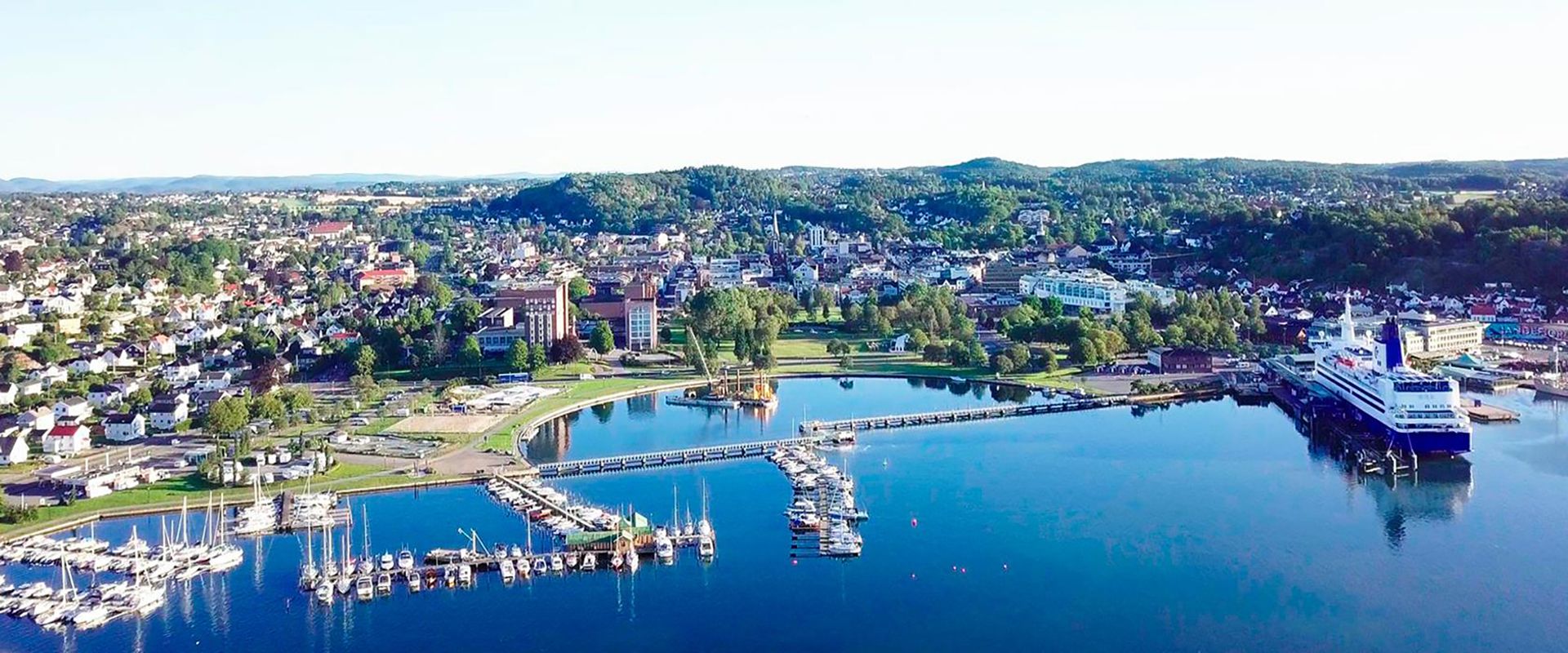 Bilde fra området rundt EiendomsMegler 1 Sør-Norge Sandefjord