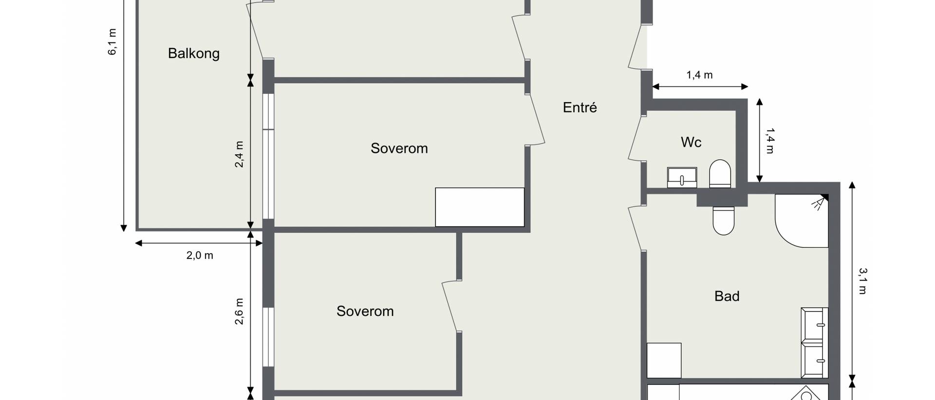 Apartment in OSLO - Bilde 4