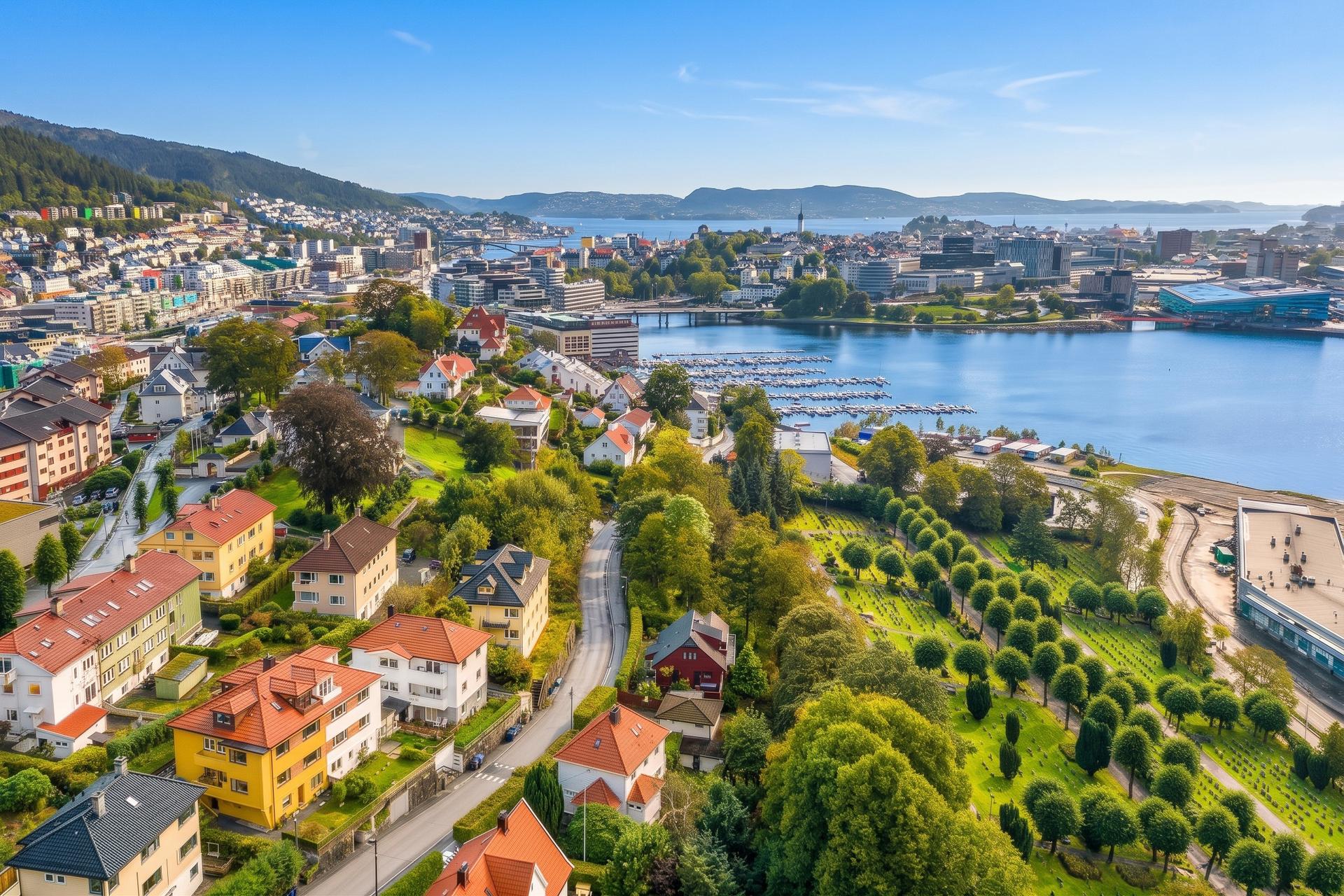 Ditt nye nabolag - med utsikt mot Bergen By!. Bilde nummer 1 av 3