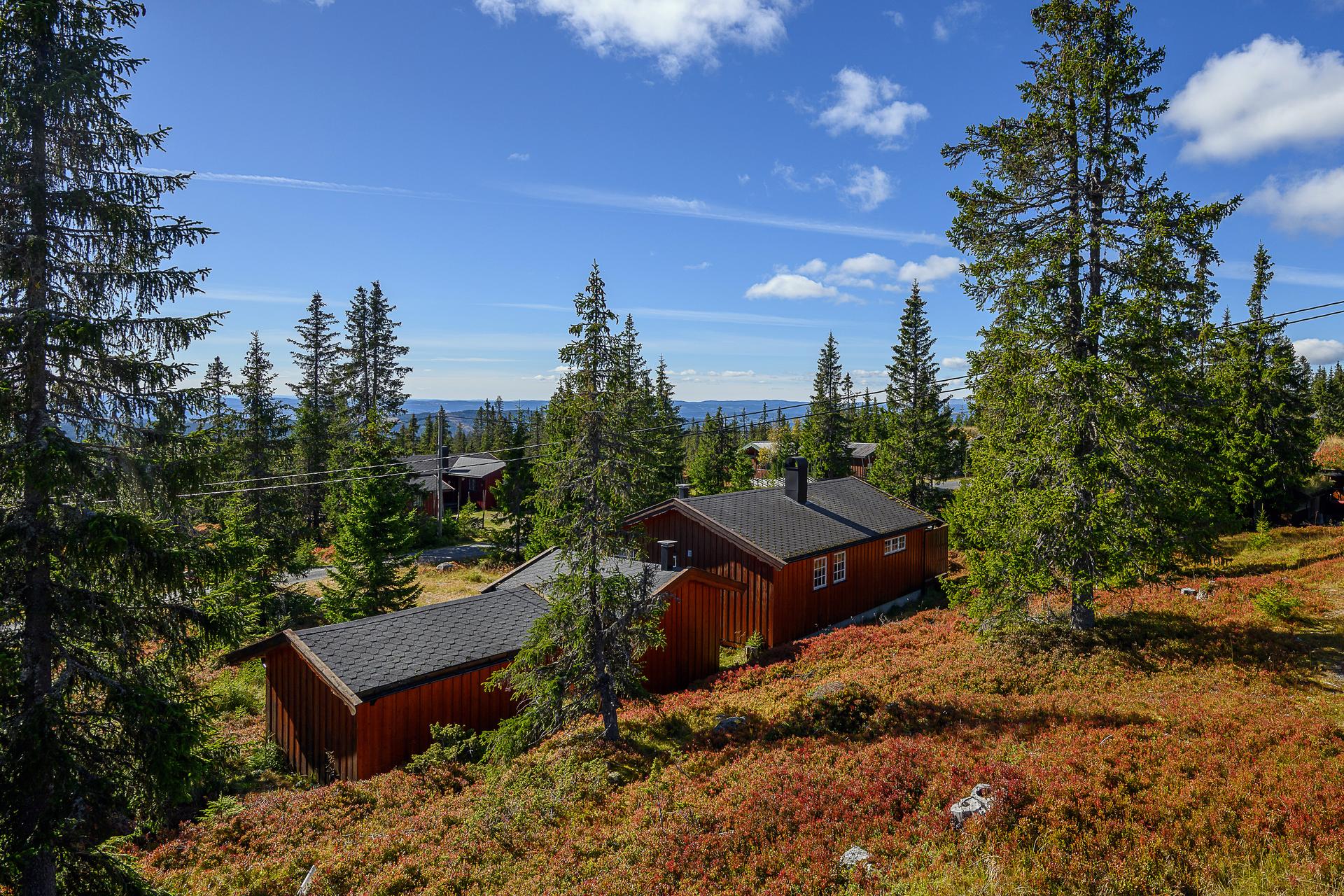 Tradisjonell hytte beliggende i veletablerte omgivelser på Sjusjøen. Stille og rolig, meget barnevennlig.. Bilde nummer 3 av 3