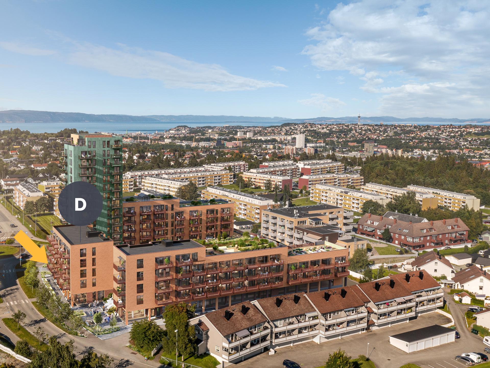 Leiligheten har en flott og attraktiv beliggenhet. . Bilde nummer 3 av 3