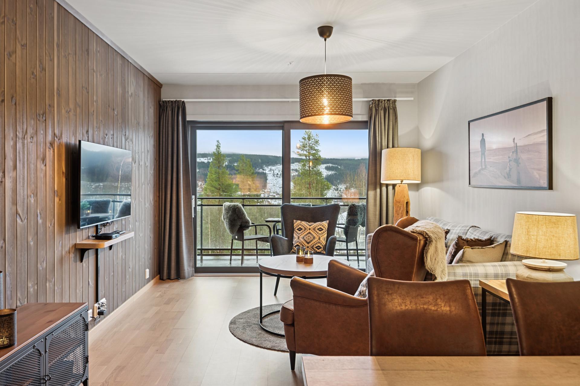 Velkommen til Hotellvegen 4 - The Lodge B233! Foto: Johan Anderson v/Efkt Norge AS. Bilde nummer 1 av 3