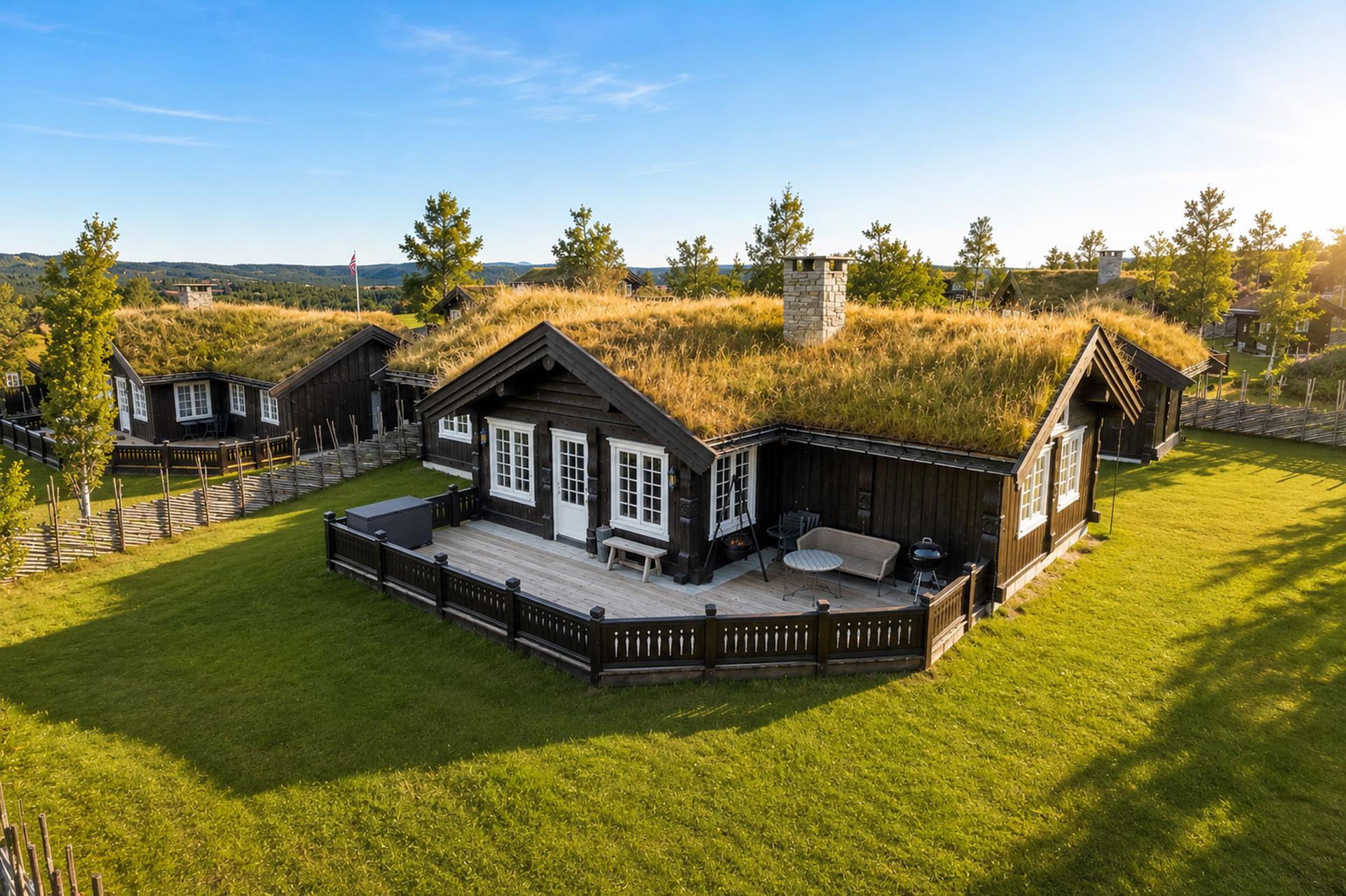 En meget tiltalende og velholdt fritidseiendom med attraktiv beliggenhet på idylliske Lauvåsen. Bilde nummer 2 av 3