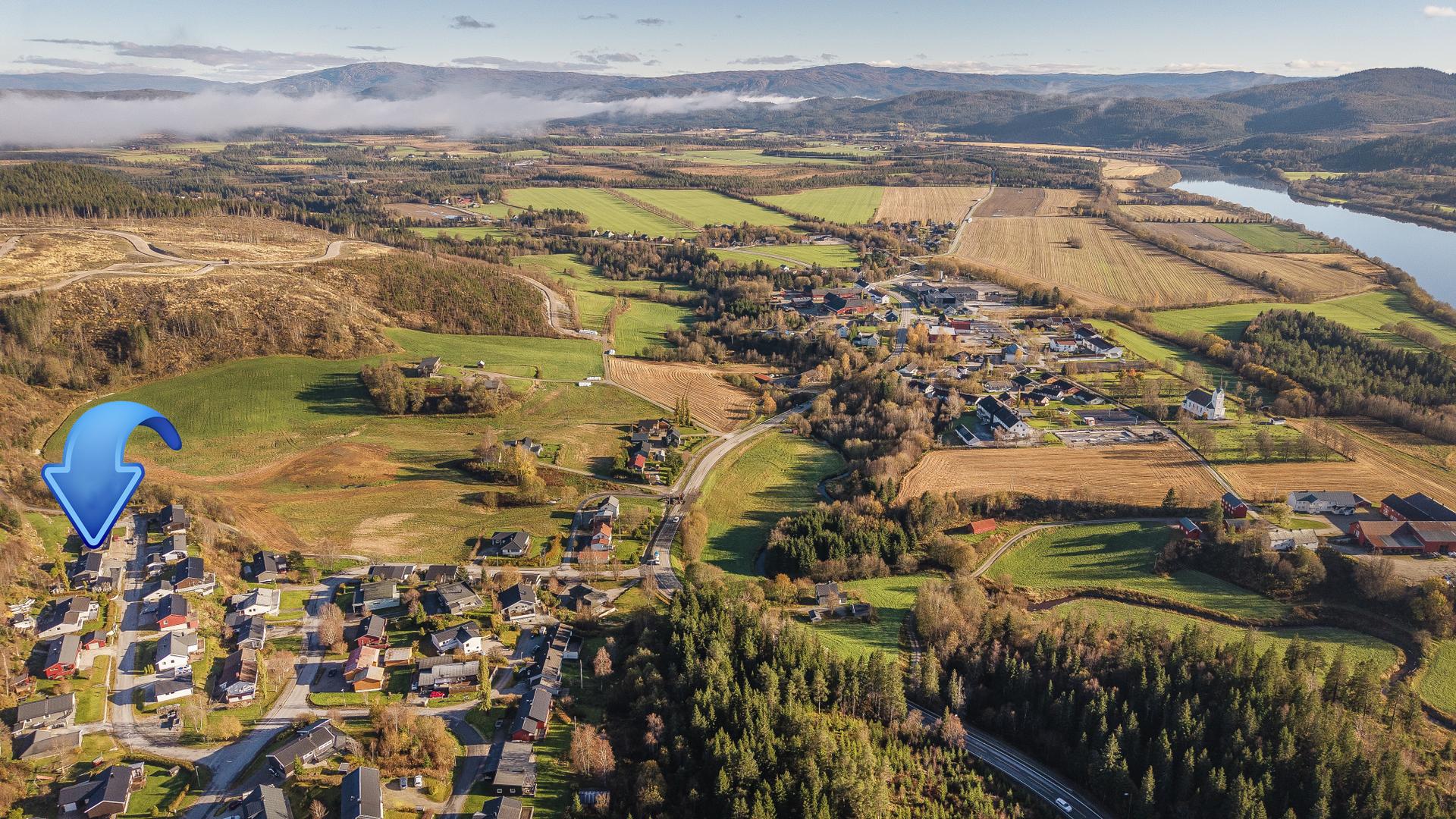Beliggende i attraktivt og barnevennlig boligområde på Skage i Overhalla kommune . Bilde nummer 3 av 3