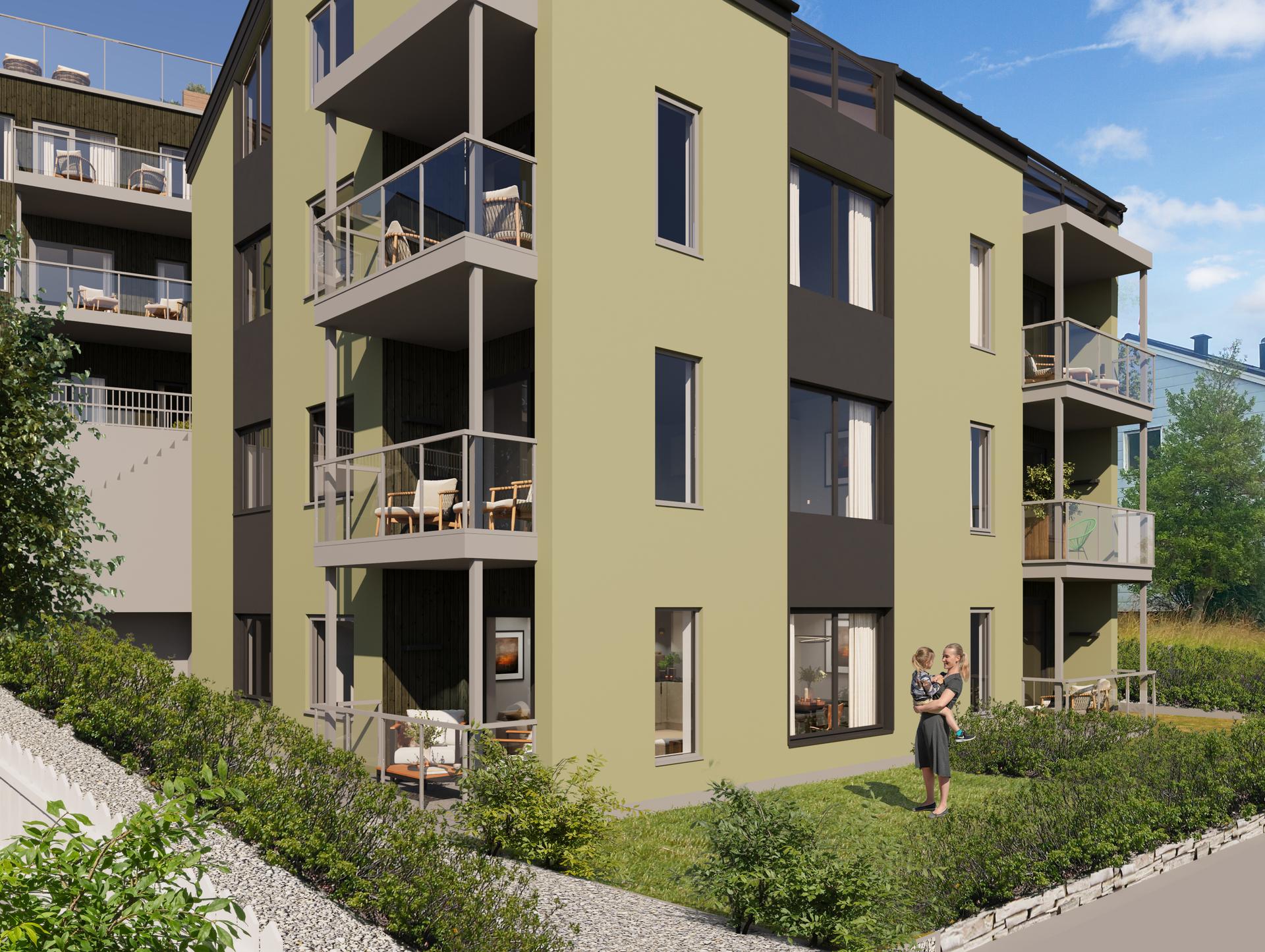 Flott 3-roms leilighet med sentrumsbeliggenhet . Bilde nummer 2 av 3