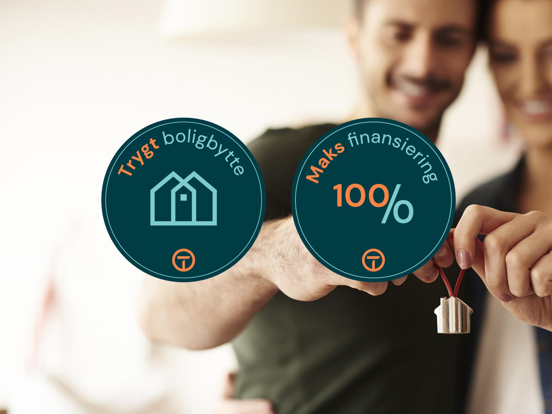 På boligjakt - men har for lite egenkapital? Maks100 er et samarbeid mellom Trym og SpareBank 1 SMN som gir boligkjøpere muligheten for inntil 100% finansiering av ny bolig. Les mer - http://trym.no/maks-100/. Bilde nummer 2 av 3