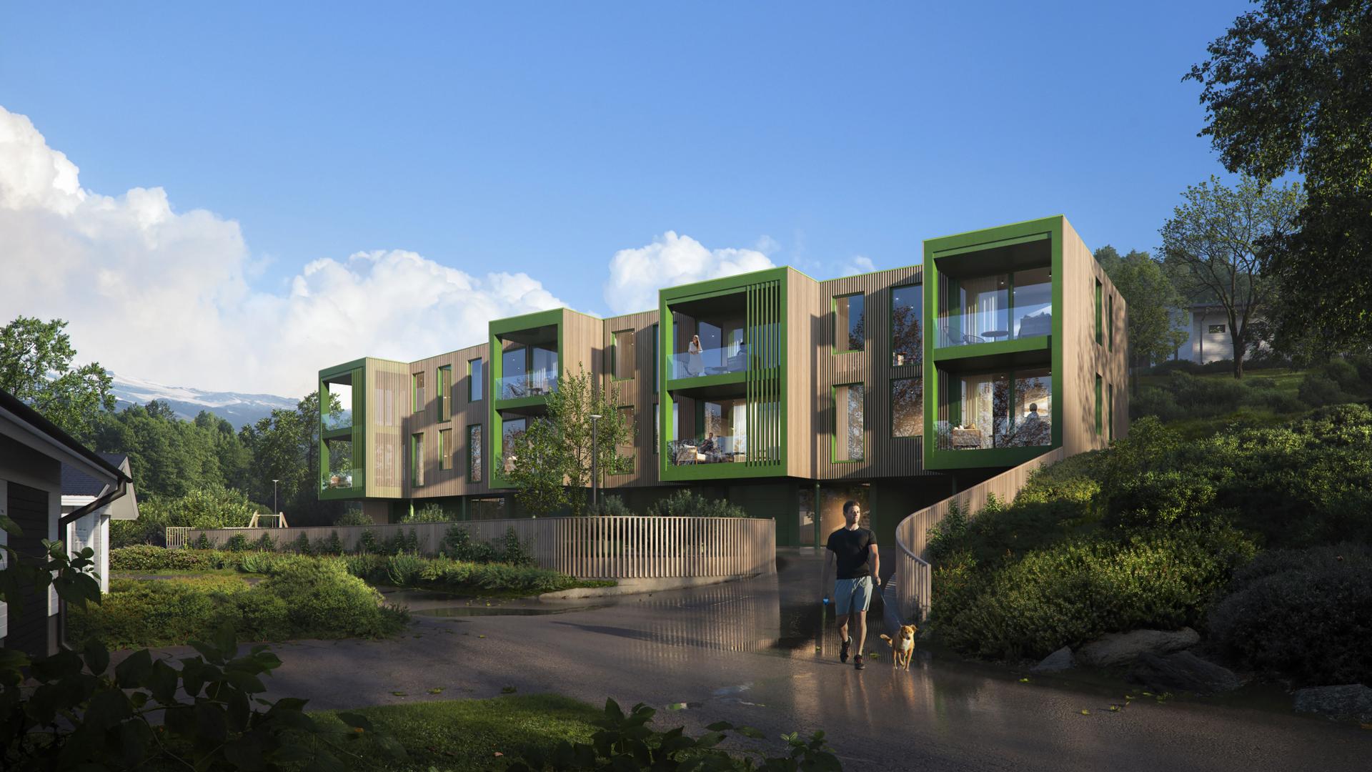 Strandaveien 6 og 8 - Nytt boligprosjekt sentralt på Ytteren. Carport, sportsbod og heis.. Bilde nummer 1 av 3