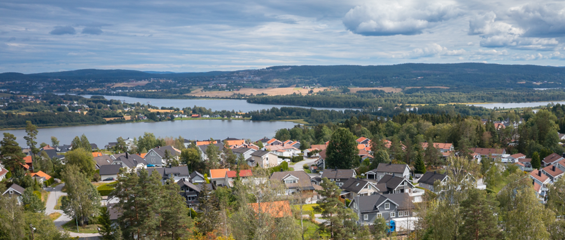 Utsiktsbilde fra takterrassen. Bilde nummer 1 av 3