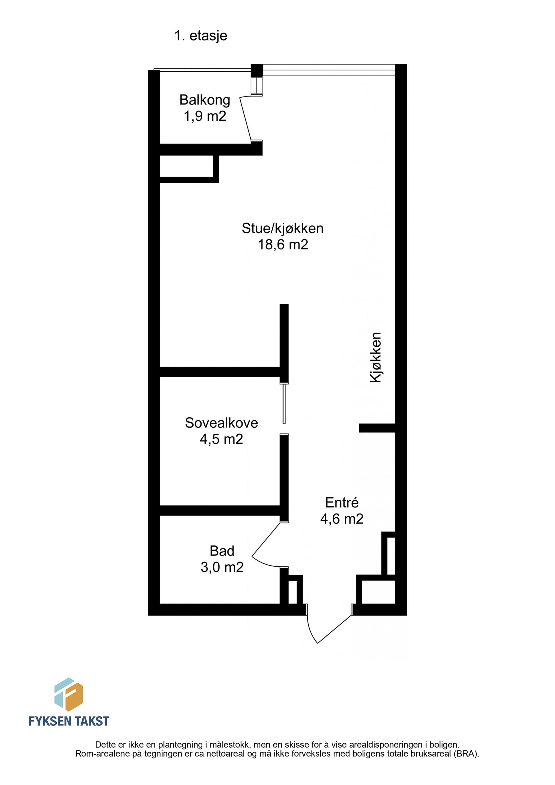 Planskisse. . Bilde nummer 2 av 3