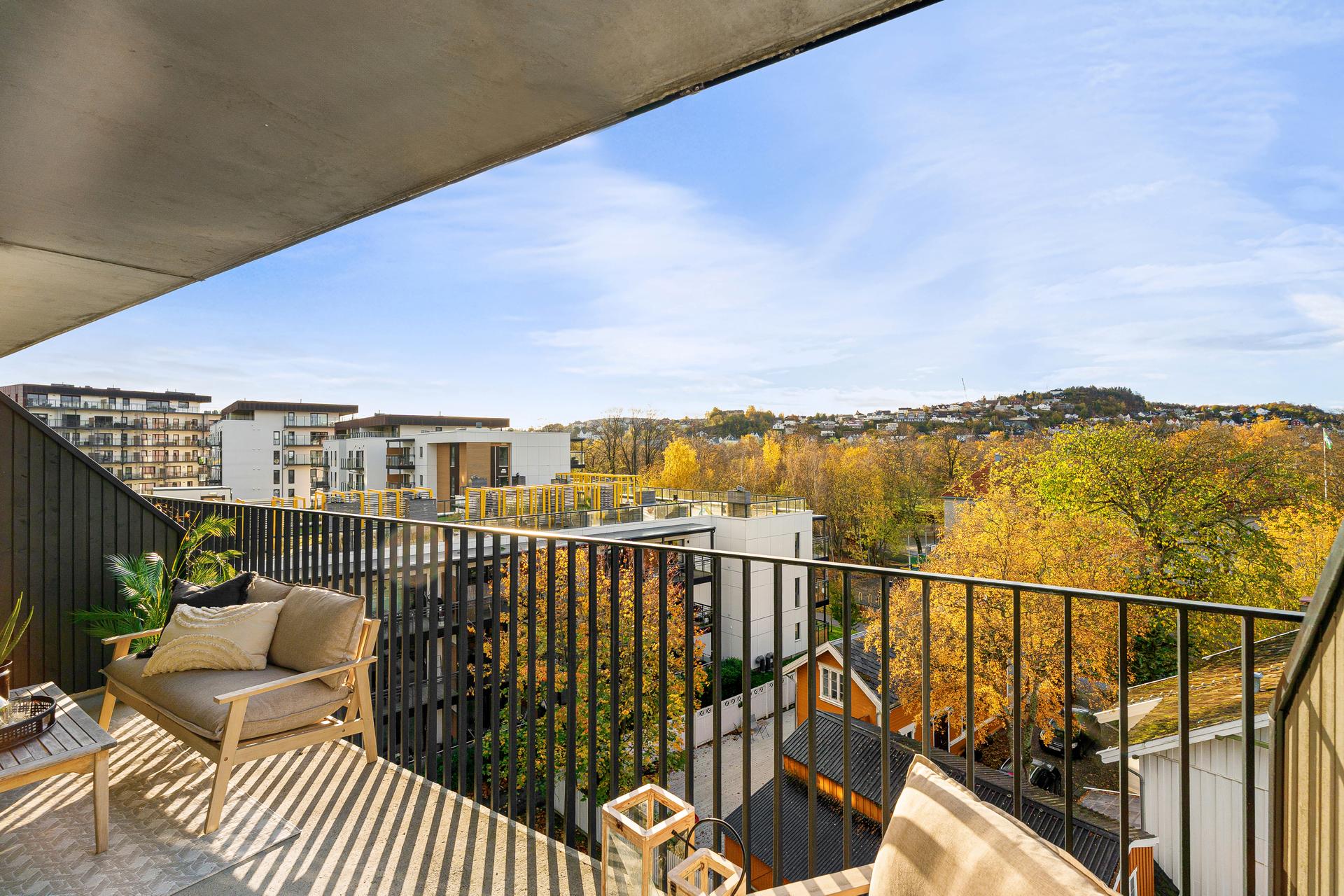 EiendomsMegler 1 ved Markus Tangvik har gleden av å presentere en lekker 2-roms leilighet i Stjørdalsveien 5 på Lilleby. Foto: Krokstad&Nervik, (Jens Martin Nervik) . Bilde nummer 1 av 3