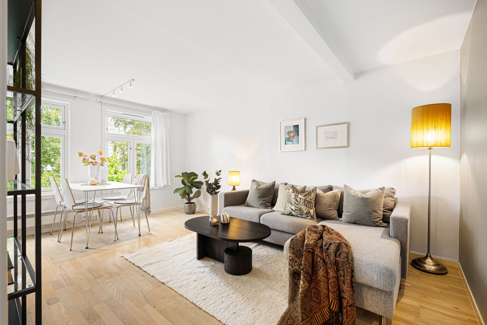 EiendomsMegler1 ved Markus Tangvik har gleden av å presentere en flott 2-roms leilighet i Kirkegata 54 B på Møllenberg. Foto: Krokstad&NervikAS.. Bilde nummer 1 av 3