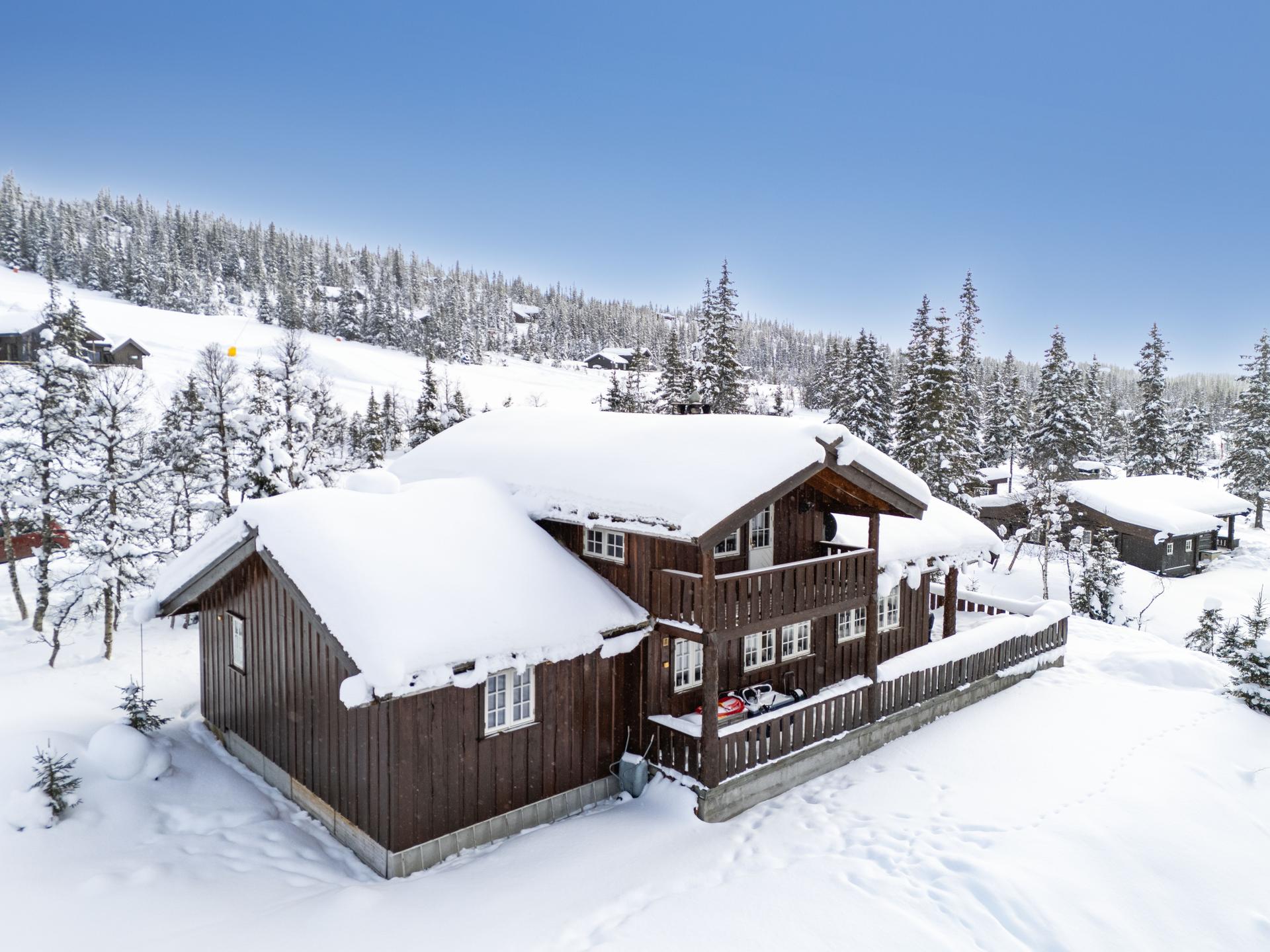 Hytta har direkte adkomst til Haglebu Skisenter! . Bilde nummer 2 av 3