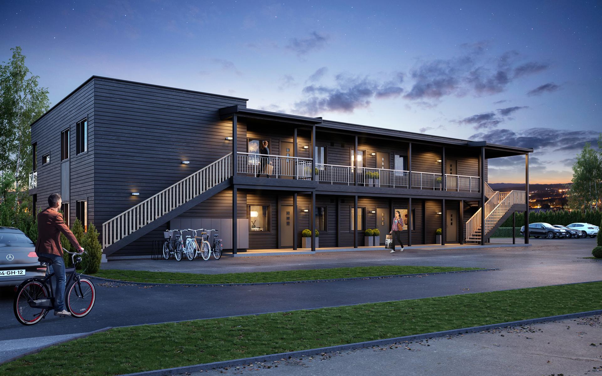 Innflytningsklare 3-roms med balkong og egen carport. Bilde nummer 2 av 3