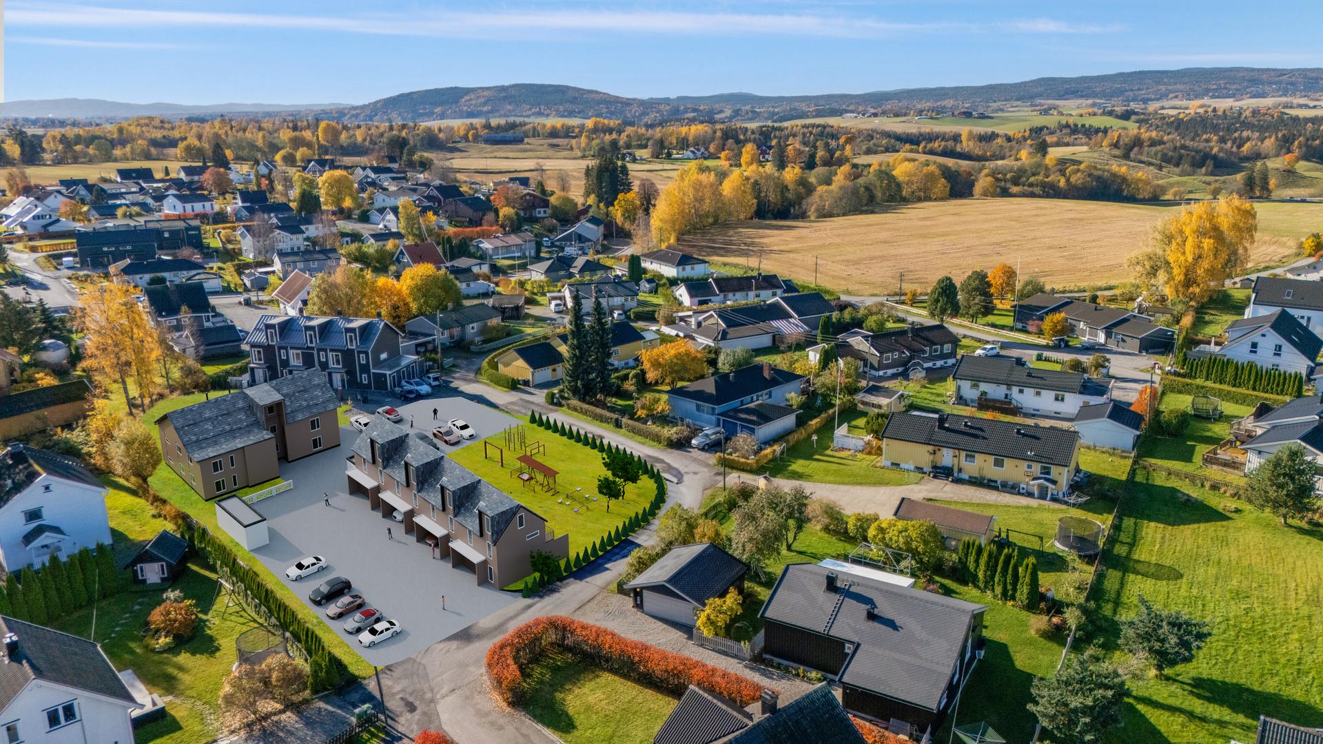 Fint prosjekt i rolige omgivelser nær Kløfta sentrum. Illustrasjon. Bilde nummer 3 av 3
