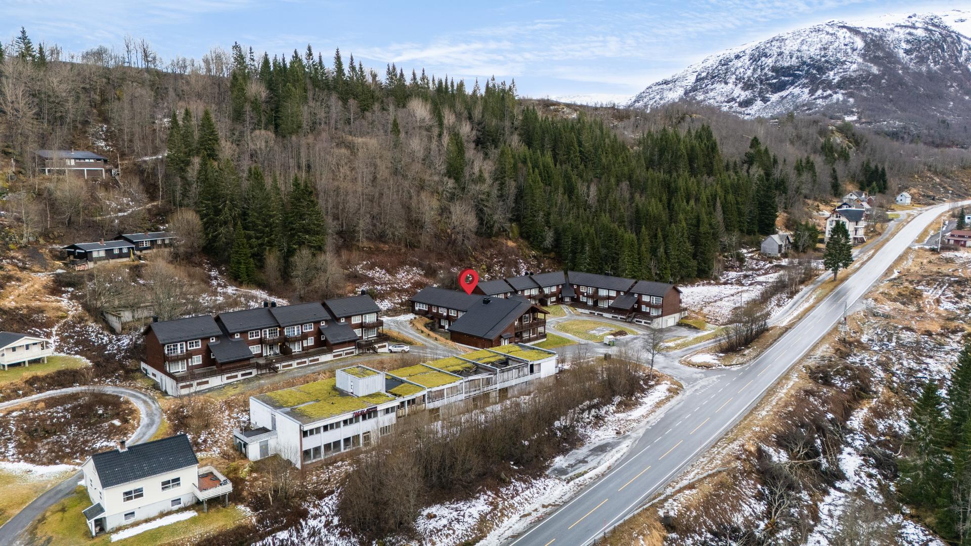 Leiligheten ligger med nærhet til Korlevoll Skistadion med preparerte langrennsløyper.. Bilde nummer 2 av 3