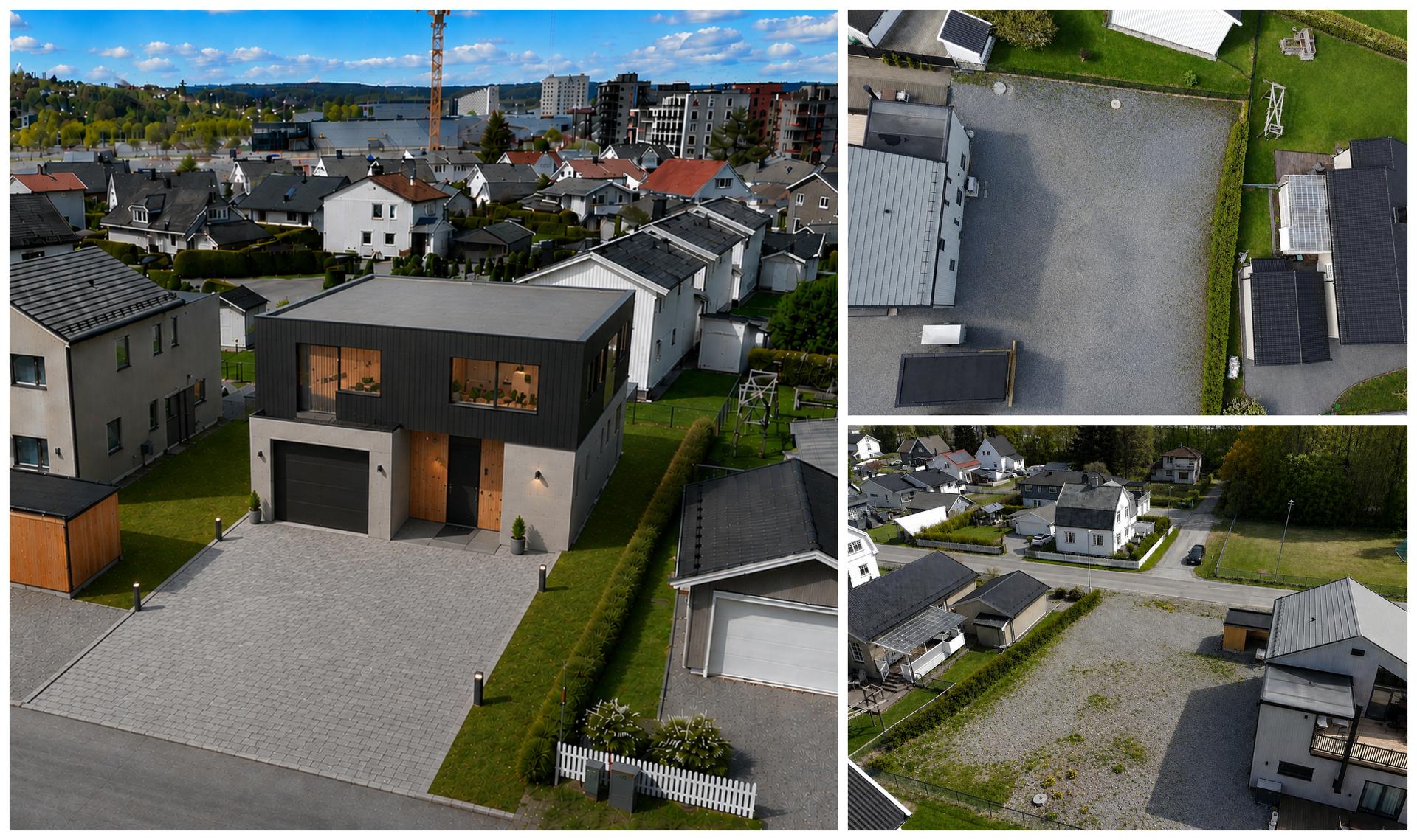 Havnegata 11A - Flat, og mer eller mindre byggeklar, boligtomt med god beliggenhet sentralt i Lillestrøm. Bildene er AI-generert ment for illustrasjon. Bilde nummer 1 av 3