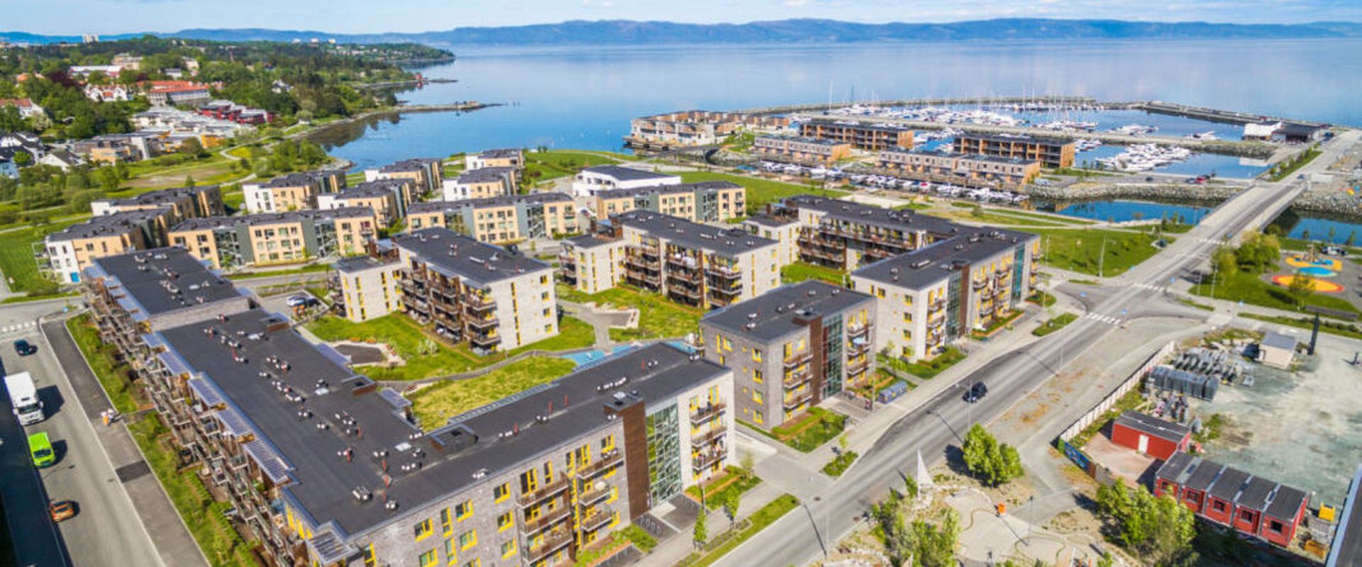 Bilde fra området rundt EiendomsMegler 1 Grilstadporten