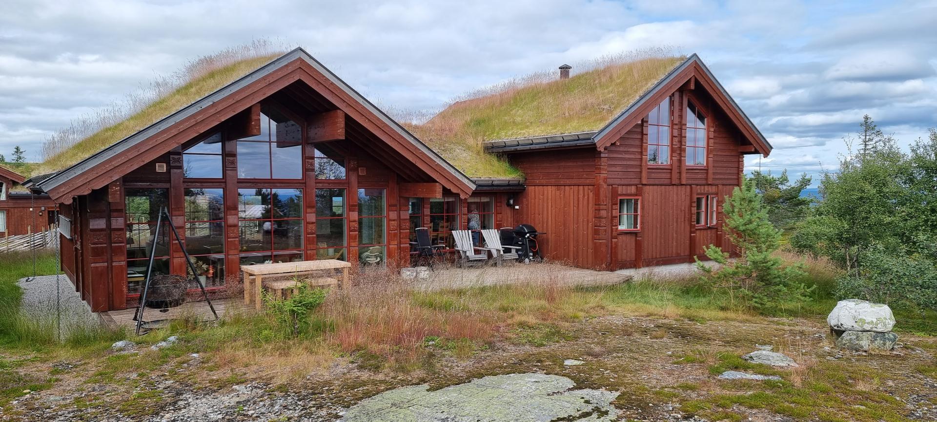 Innholdsrik og solid familiehytte med god planløsning og solrikt beliggenhet på Høgefjell på Lifjell, ca. 740 m.o.h., med skiløyper rett utenfor døren vinterstid og fantastisk utsikt mot områdene rundt.. Bilde nummer 3 av 3