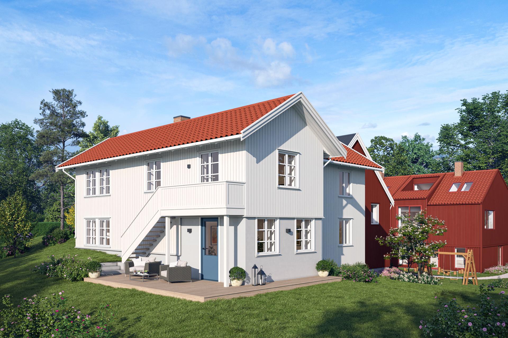 Klassisk bolig som bygges opp helt på nytt. Bilde nummer 1 av 3