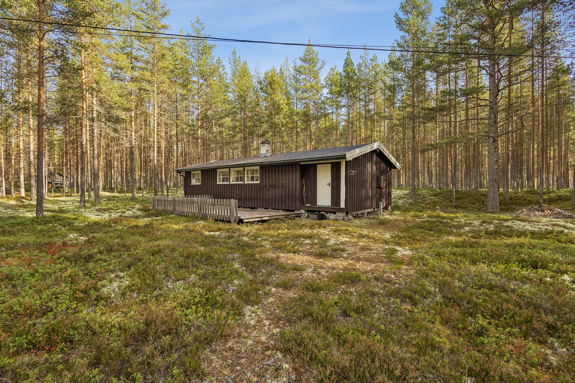 Klassisk hytte på ett plan.. Bilde nummer 2 av 3