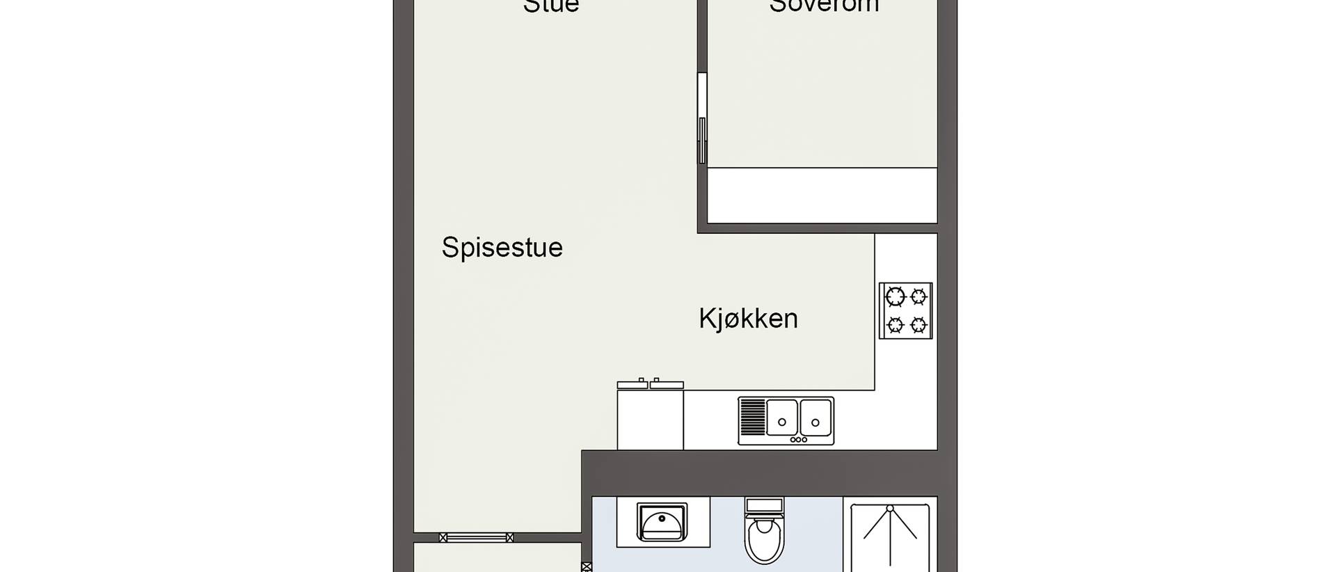 Apartment in Mjøndalen, Åsen - Bilde 4