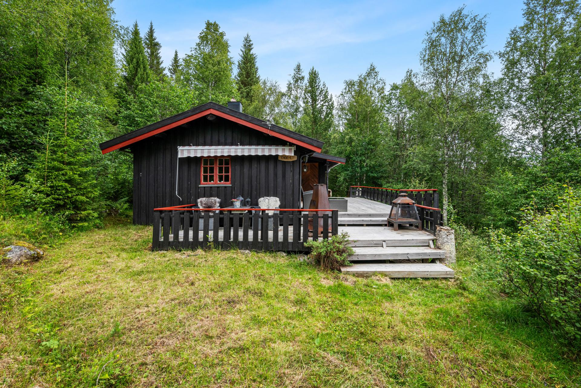 Hytten ligger ved Buvasslia på Rennebu.. Bilde nummer 3 av 3