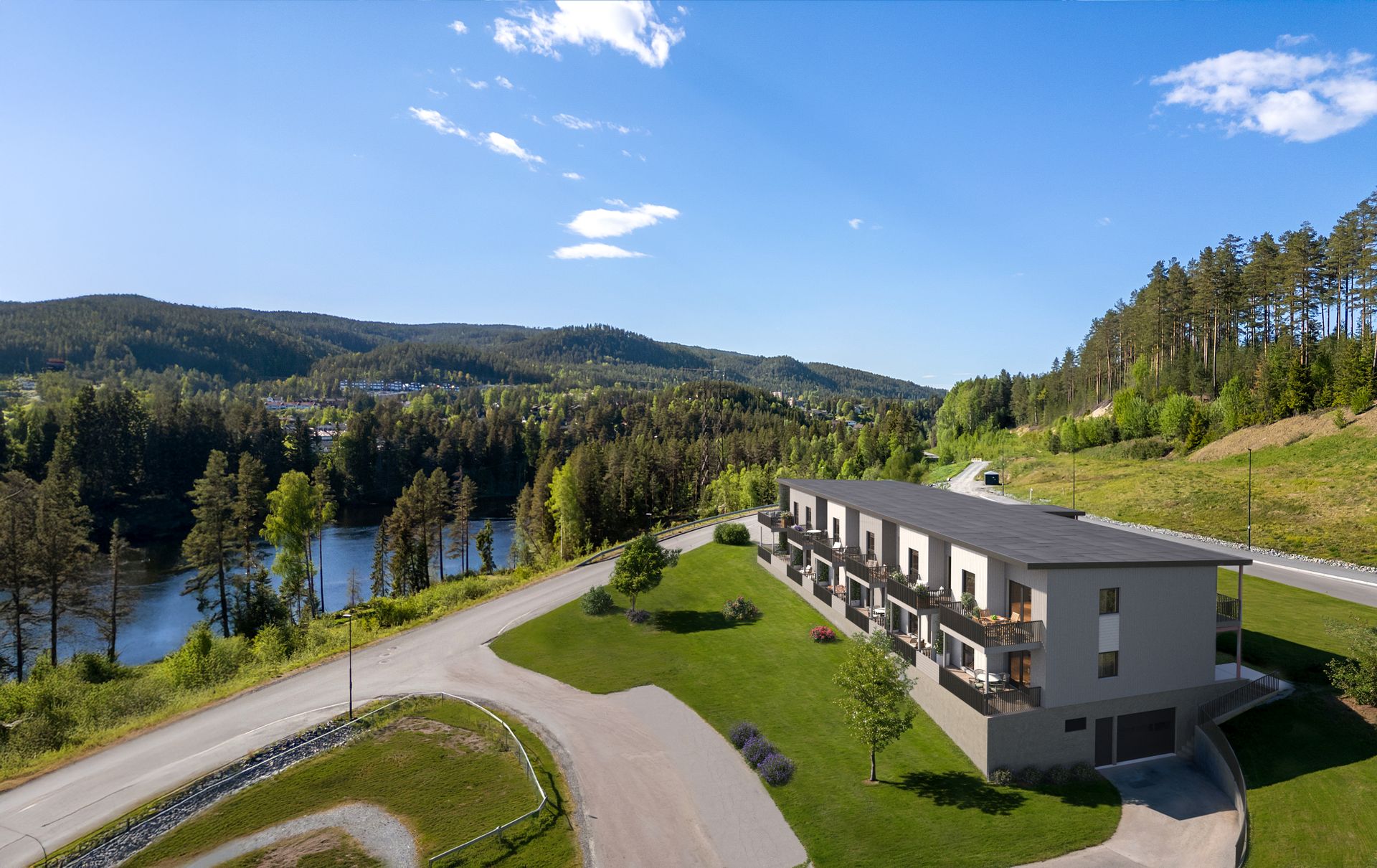 Oversiktsbilde over leilighetene. (Illustrasjon. Avvik vil forekomme og må aksepteres). Bilde nummer 1 av 3