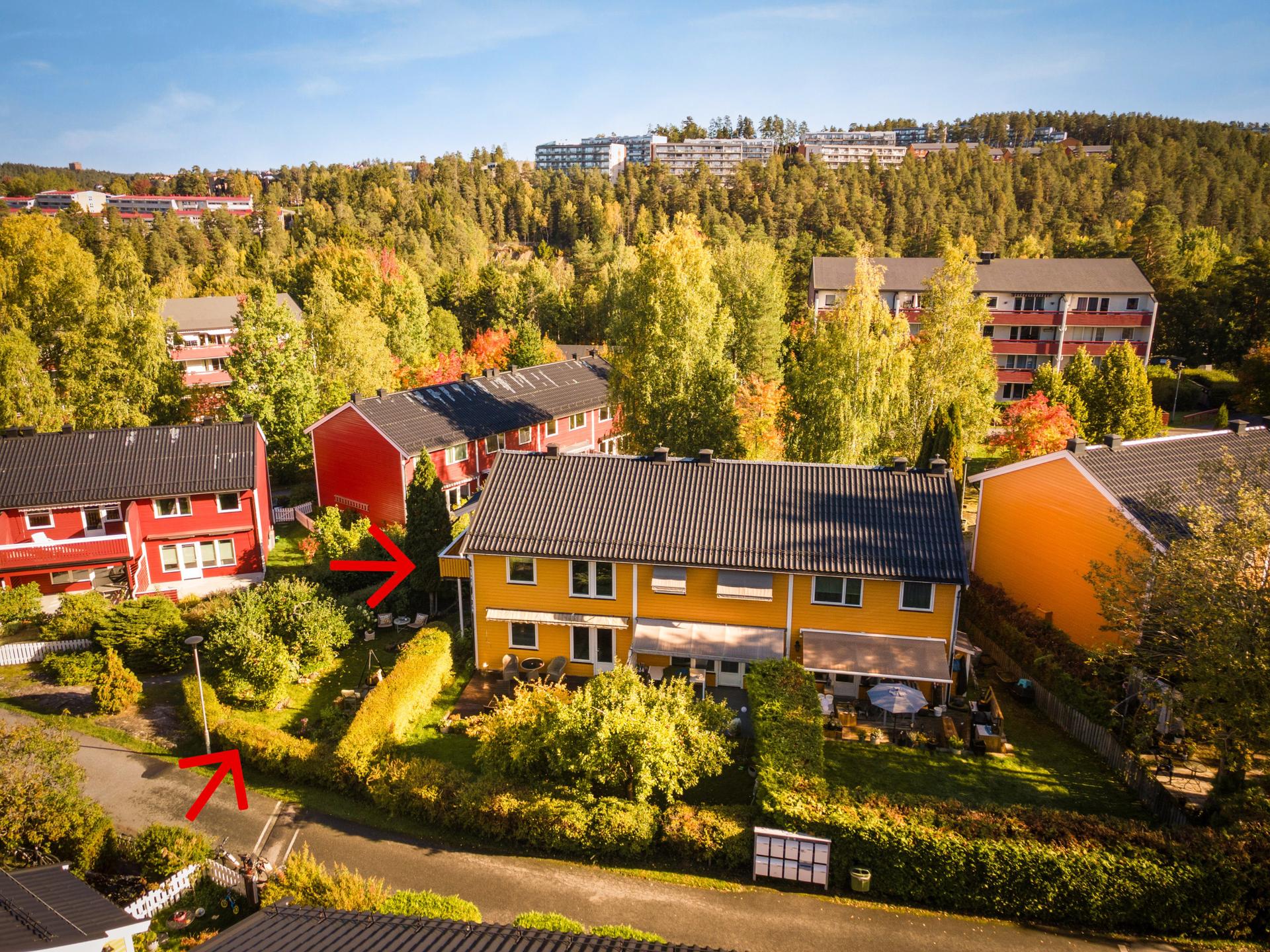 Denne 2-romsen har den sjeldne kombinasjonen av 2. etasje med hage. I tillegg er det egen veranda med ettermiddags- og sen kveldsol samt stort loft med mye lagringsplass. . Bilde nummer 2 av 3