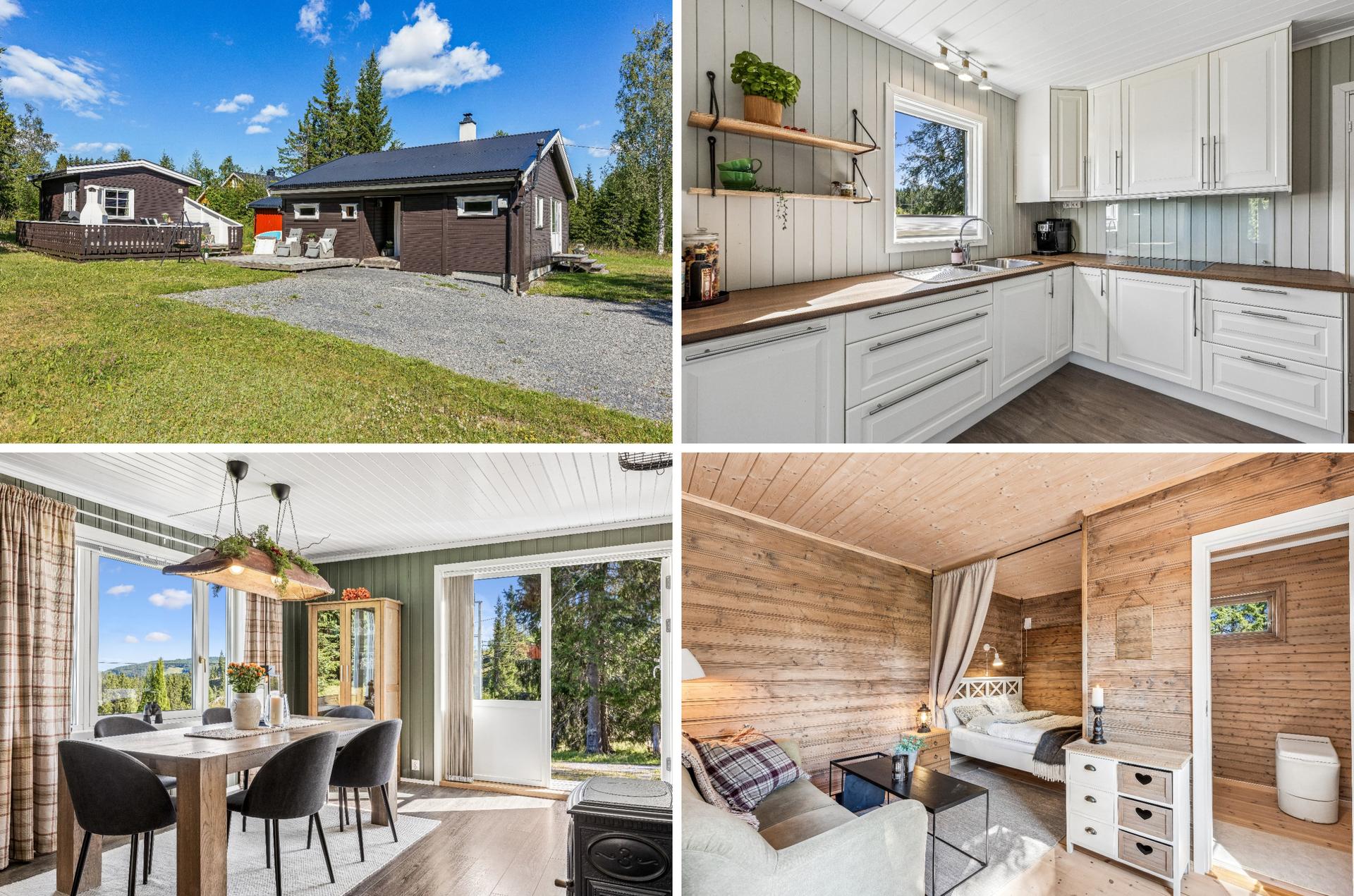Vollabakken 36 – en sjarmerende hytte med anneks som har alt du trenger for å nyte naturen. Foto: Efkt ved Paul Smith. . Bilde nummer 1 av 3