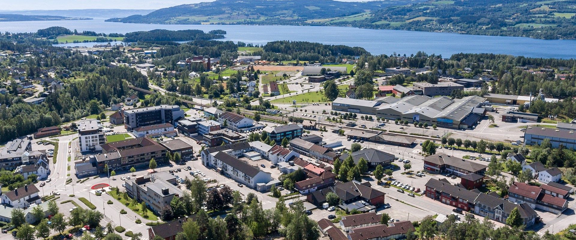 Bilde fra området rundt EiendomsMegler 1 Østlandet avd. Moelv