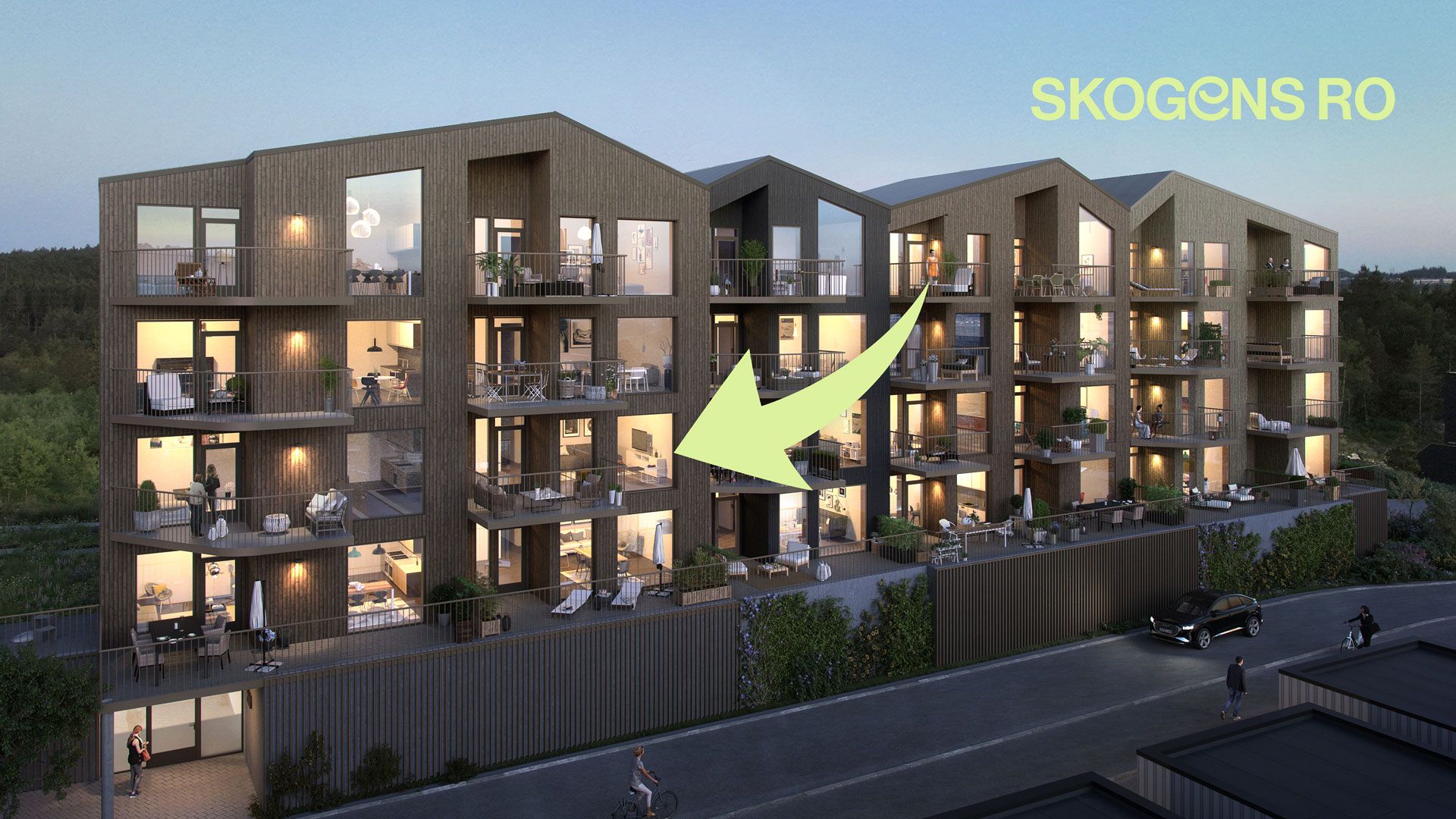 Flott 3 roms leilighet med nydelig utsikt.. Bilde nummer 1 av 3