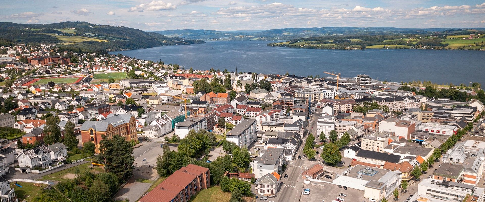Bilde fra området rundt EiendomsMegler 1 Østlandet avd. Gjøvik