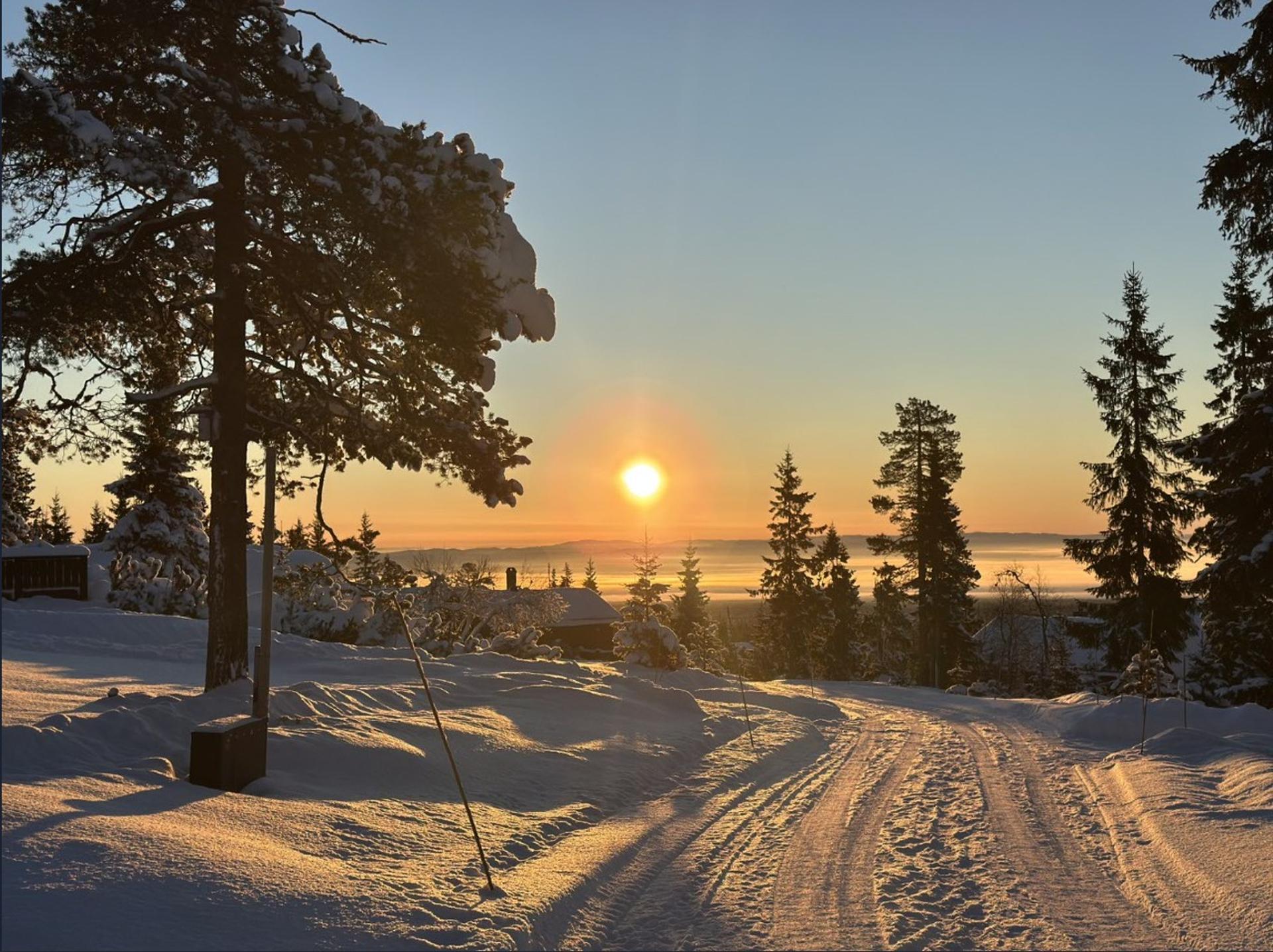 Her kan du nyte stillheten og den flotte utsikten over fjellandskapet.. Bilde nummer 3 av 3