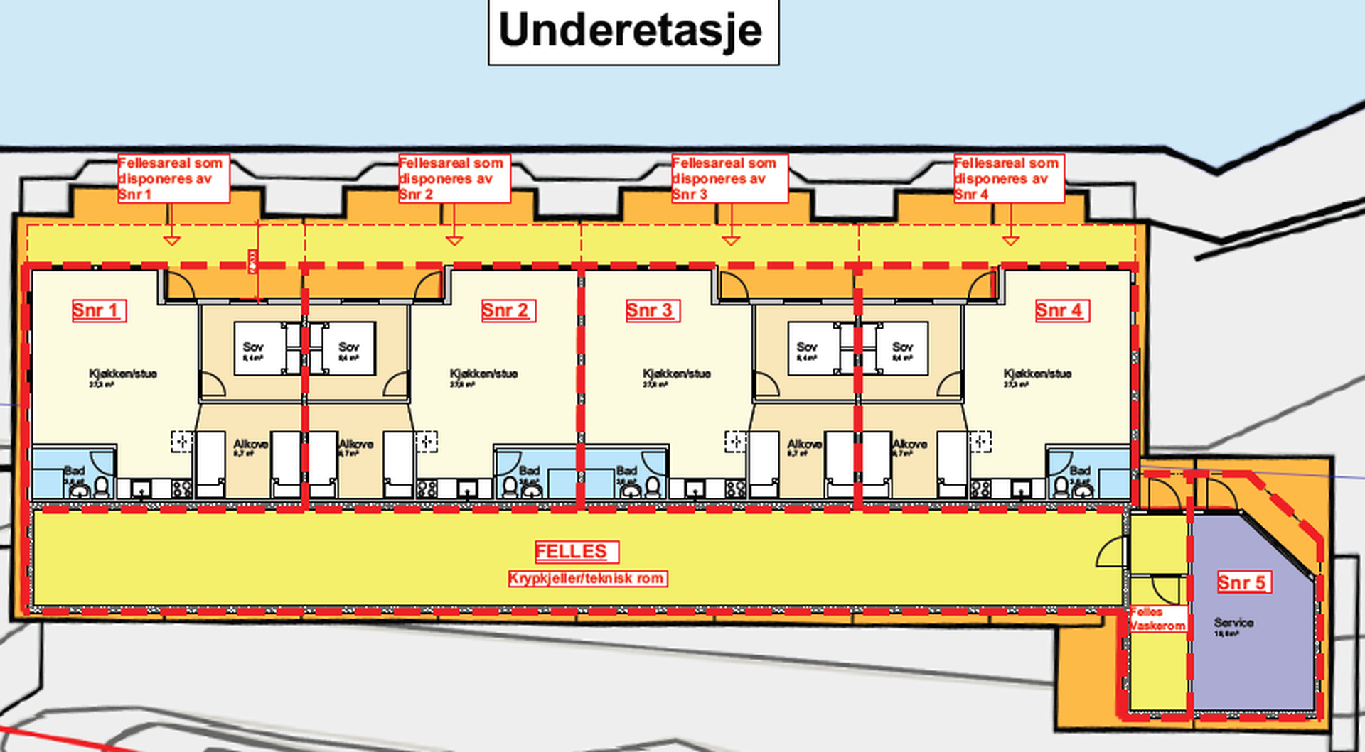 Trysnes Brygge, Underetasje | Denne leiligheten er snr. 3. Bilde nummer 2 av 3