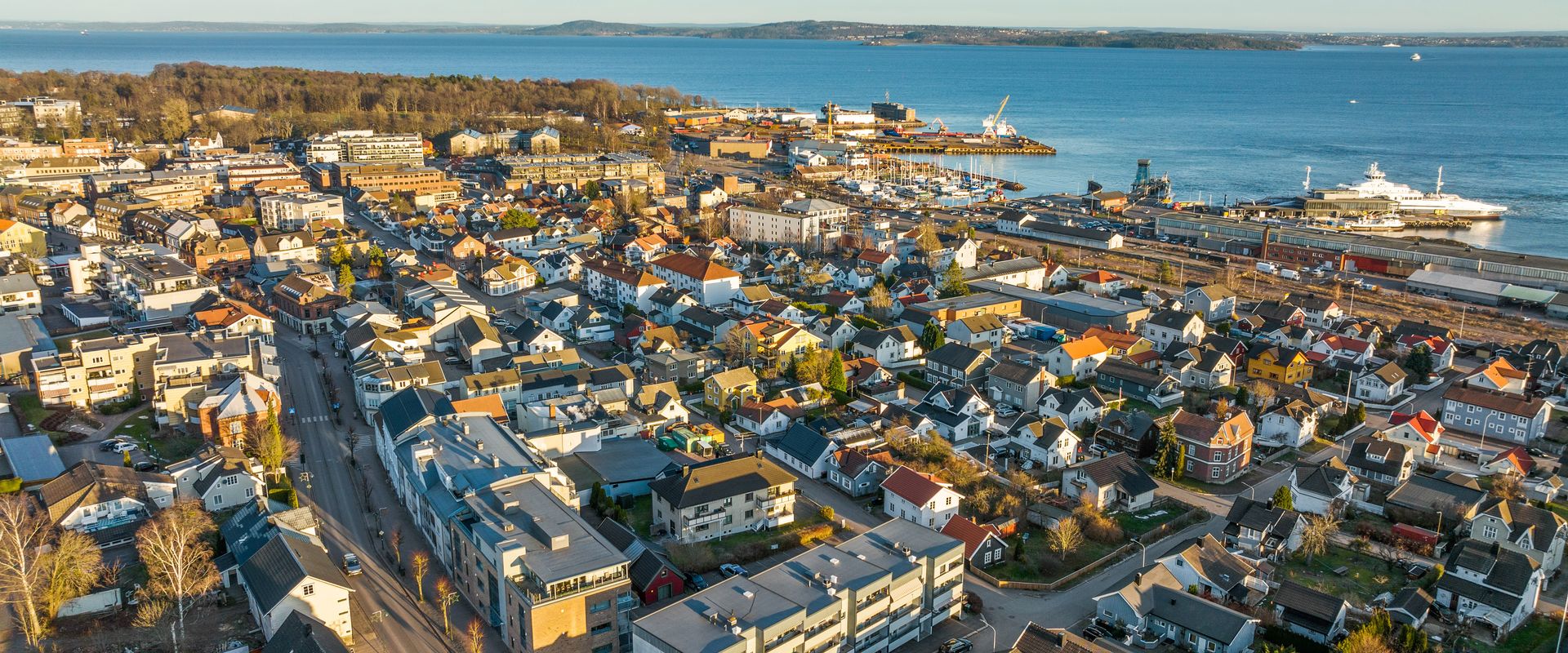 Bilde fra området rundt EiendomsMegler 1 Sør-Norge Horten