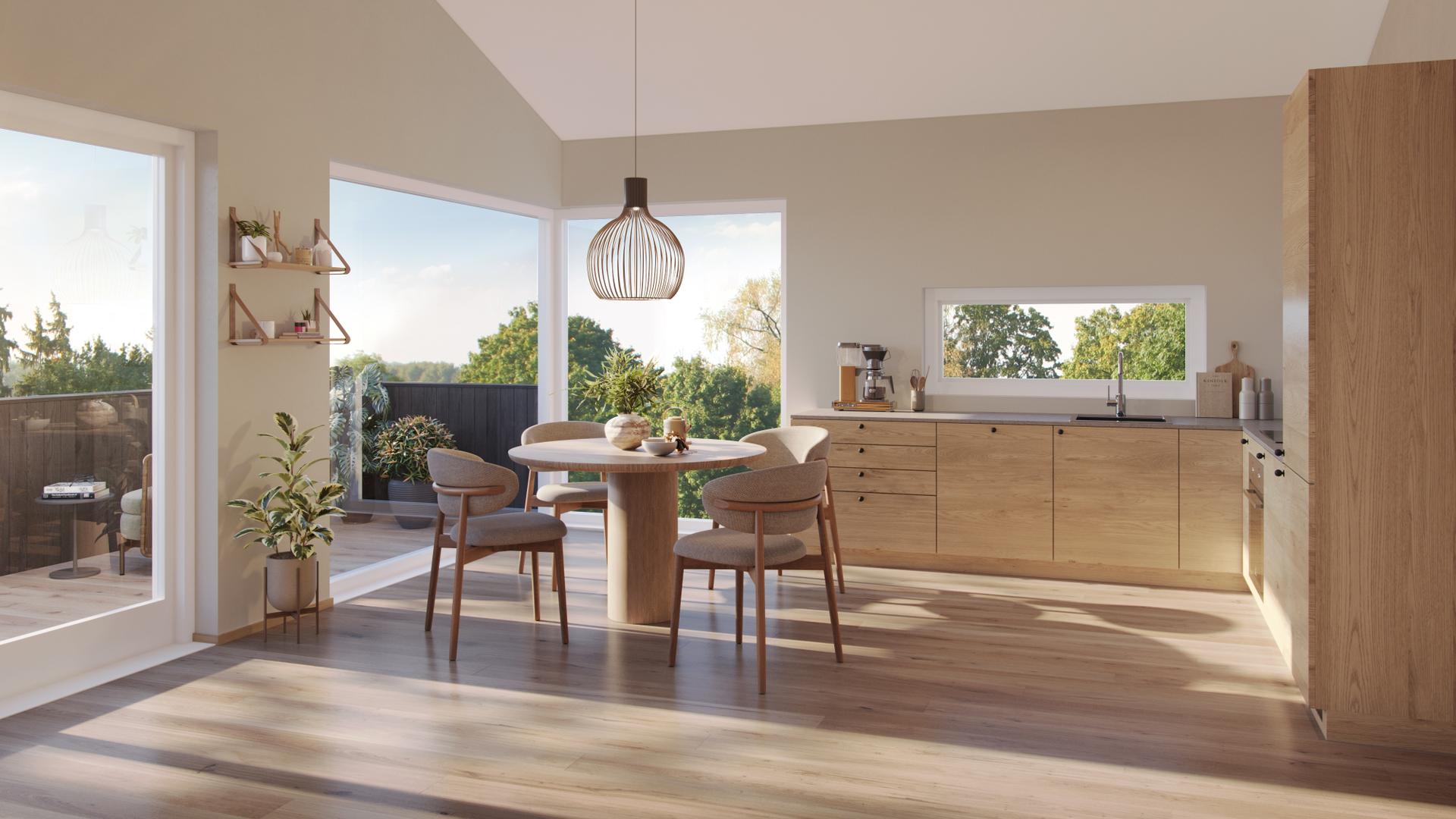 Velkommen til Odd Husbys veg 36 – To flotte og innholdsrike boliger, perfekt for deg som ønsker god plass, moderne løsninger og en praktisk planløsning. Illustrasjon, avvik vil forekomme. Bilde nummer 1 av 3