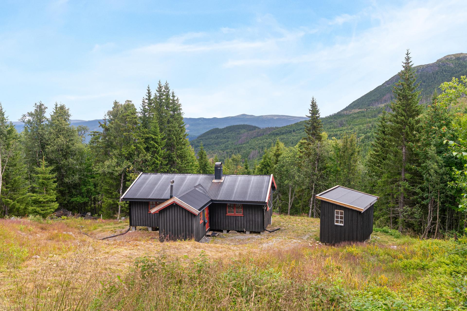 EiendomsMegler1 ved Halvor Østerli ønsker velkommen til hyggelig hytte På Reinset!                  Foto Inbovi. Bilde nummer 1 av 3