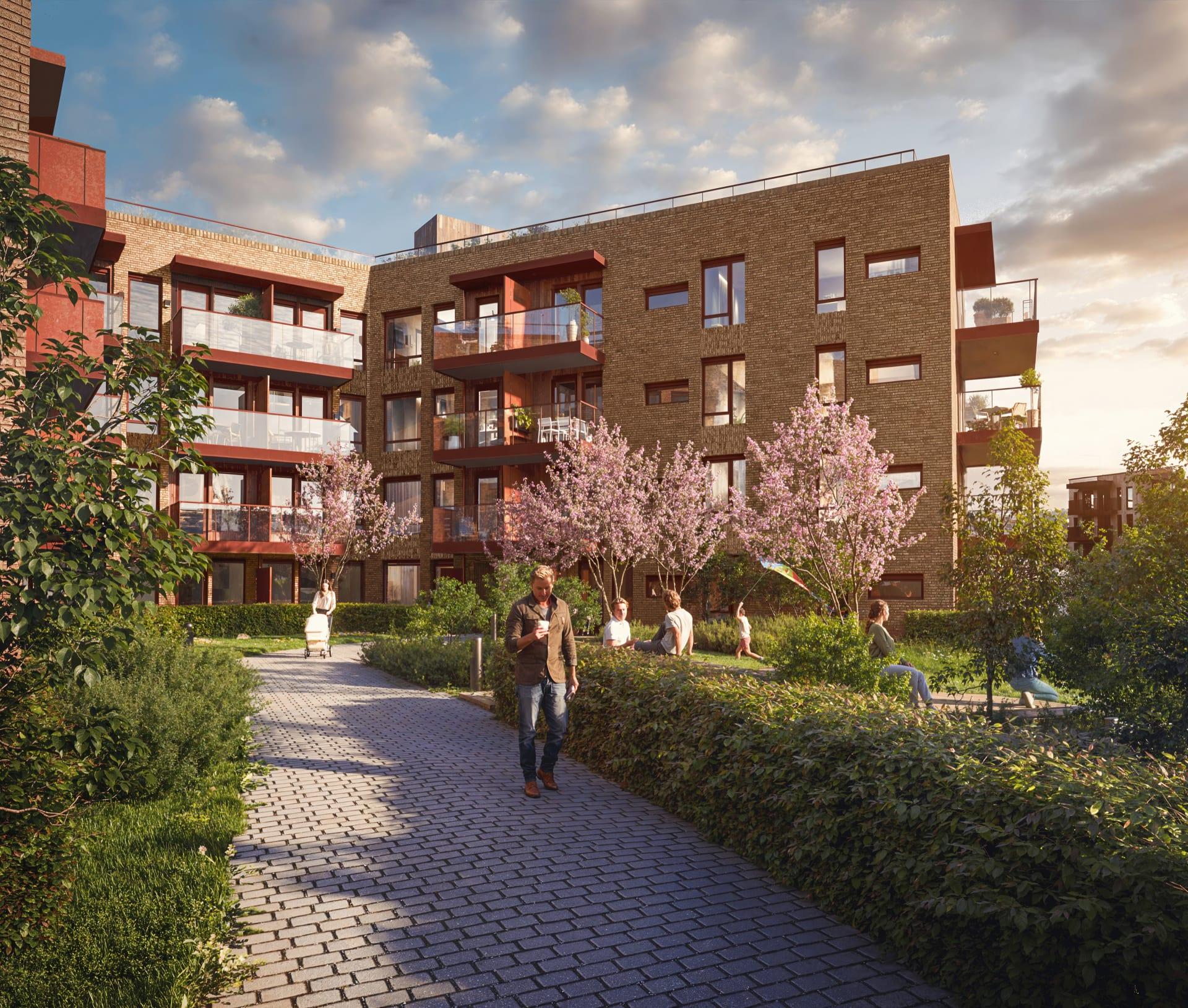 Leiligheten sett utenfra B303.jpg. Bilde nummer 2 av 3